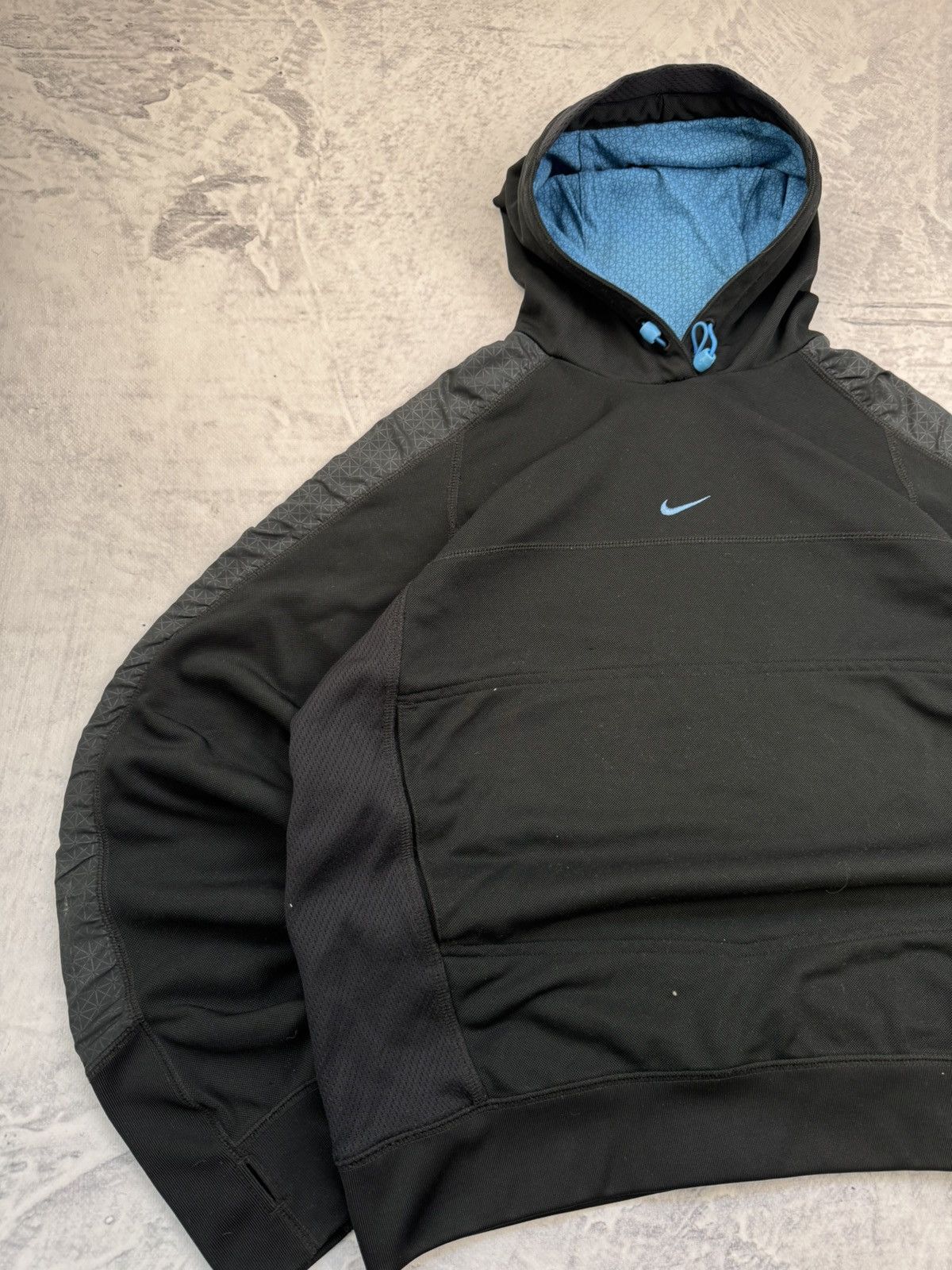 Nike × Vintage NIKE VINTAGE CENTER LOGO OVERSIZE BOXY HOODIE Size US M / EU 48-50 / 2 - 2 Thumbnail