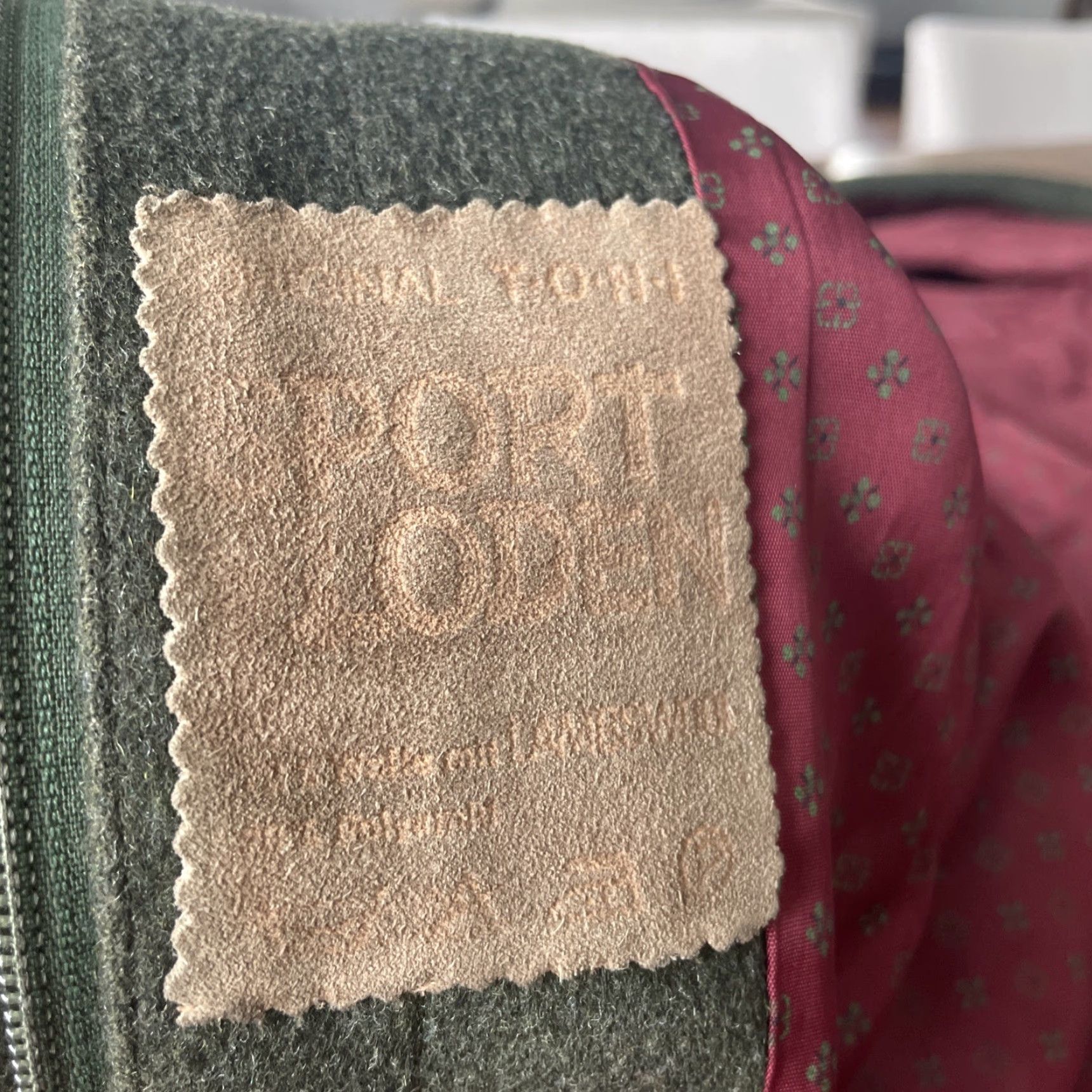 Vintage VINTAGE GOLDIX Full Zip Tweed Lambswool Bomber Jacket Womens L Green Belted Collar 90s City Retro VTG Belted Collar Womens Regular Jacket Size L / US 10 / IT 46 - 5 Thumbnail