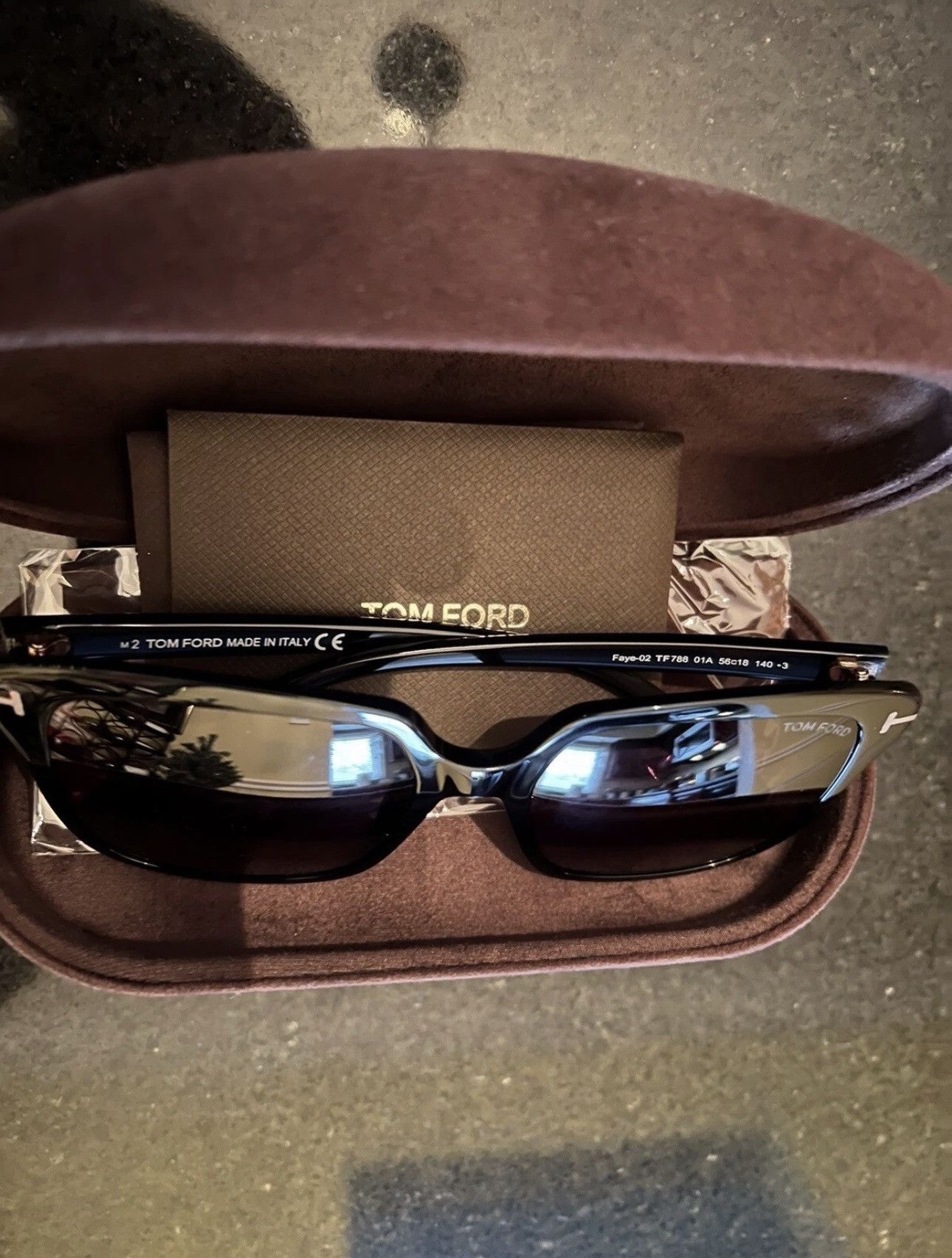 Tom Ford Tom Ford ‘Faye’ Sunglasses Size ONE SIZE - 13 Thumbnail