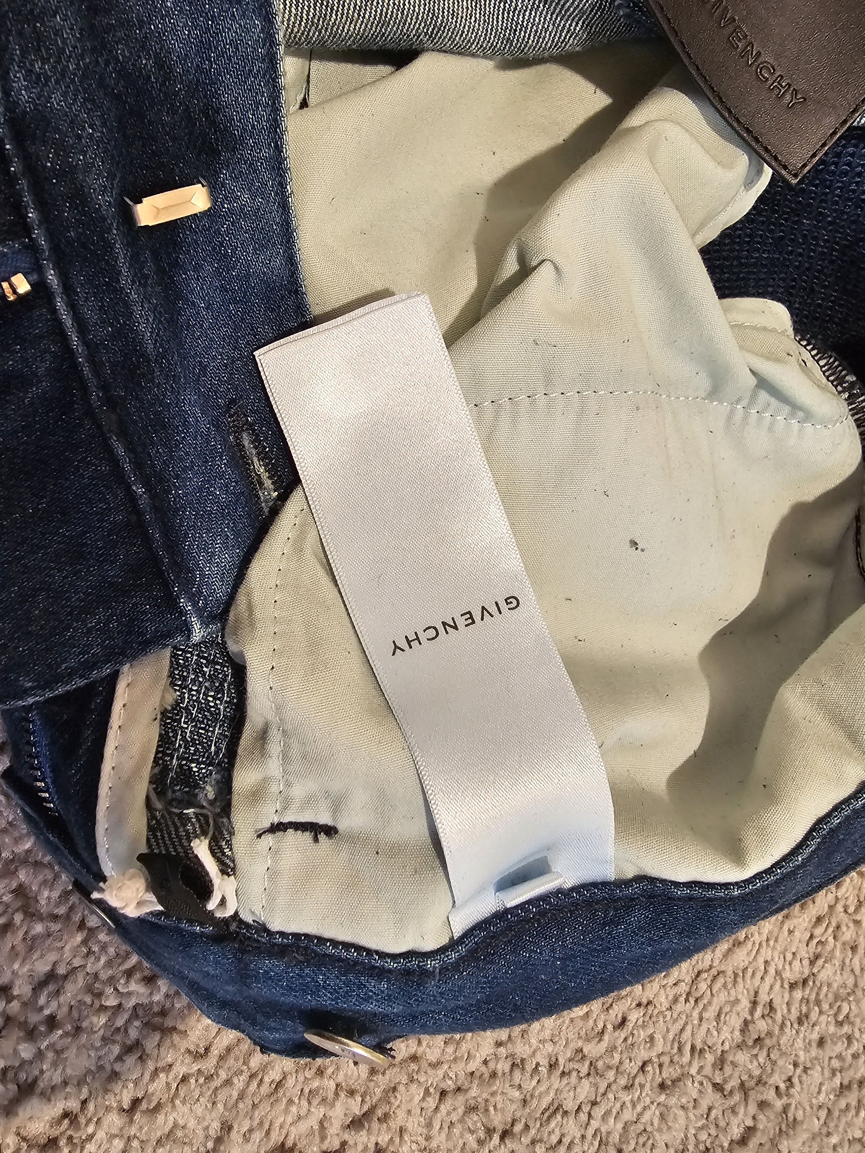 1017 ALYX 9SM × Ends Repair × Givenchy Givenchy Matthew Williams Distressed Boro Jeans AW22 ALYX Size US 32 / EU 48 - 18 Thumbnail