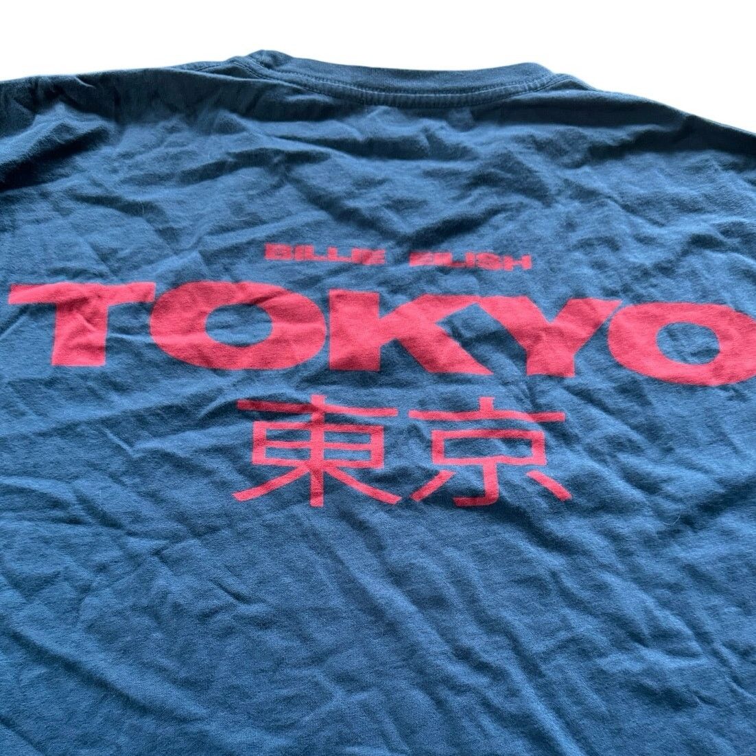 Billie Eilish BILLIE EILISH Tokyo Tee in Blue, No thermal tag or front hit Size US L / EU 52-54 / 3 - 2 Thumbnail