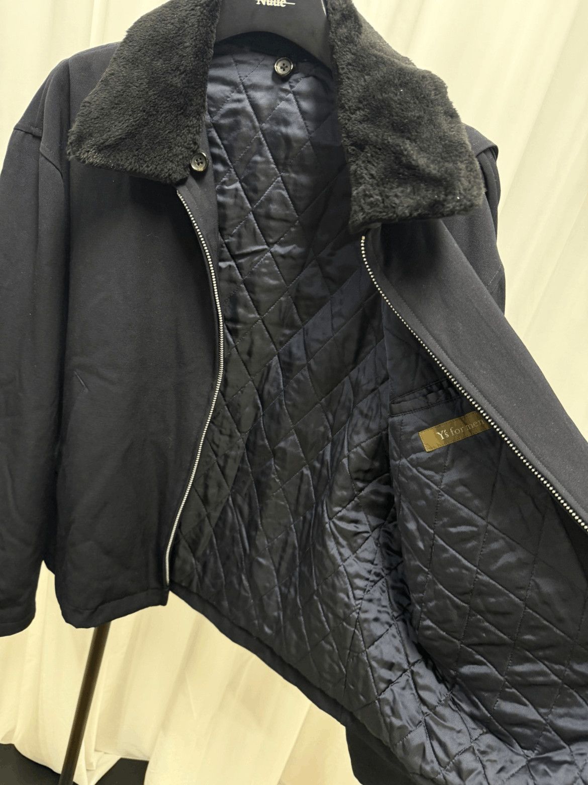 Yohji Yamamoto Yohji Yamamoto Cotton Filled Fur Neck Jacket-2505 Size US L / EU 52-54 / 3 - 7 Thumbnail