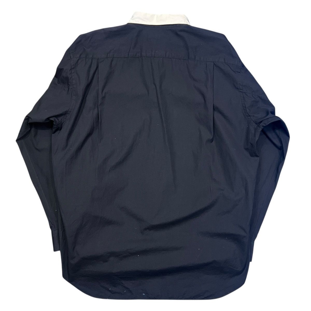 Comme des Garcons COMME des GARCONS 1989 Double Collar Black Dress Shirts Size US L / EU 52-54 / 3 - 6 Thumbnail