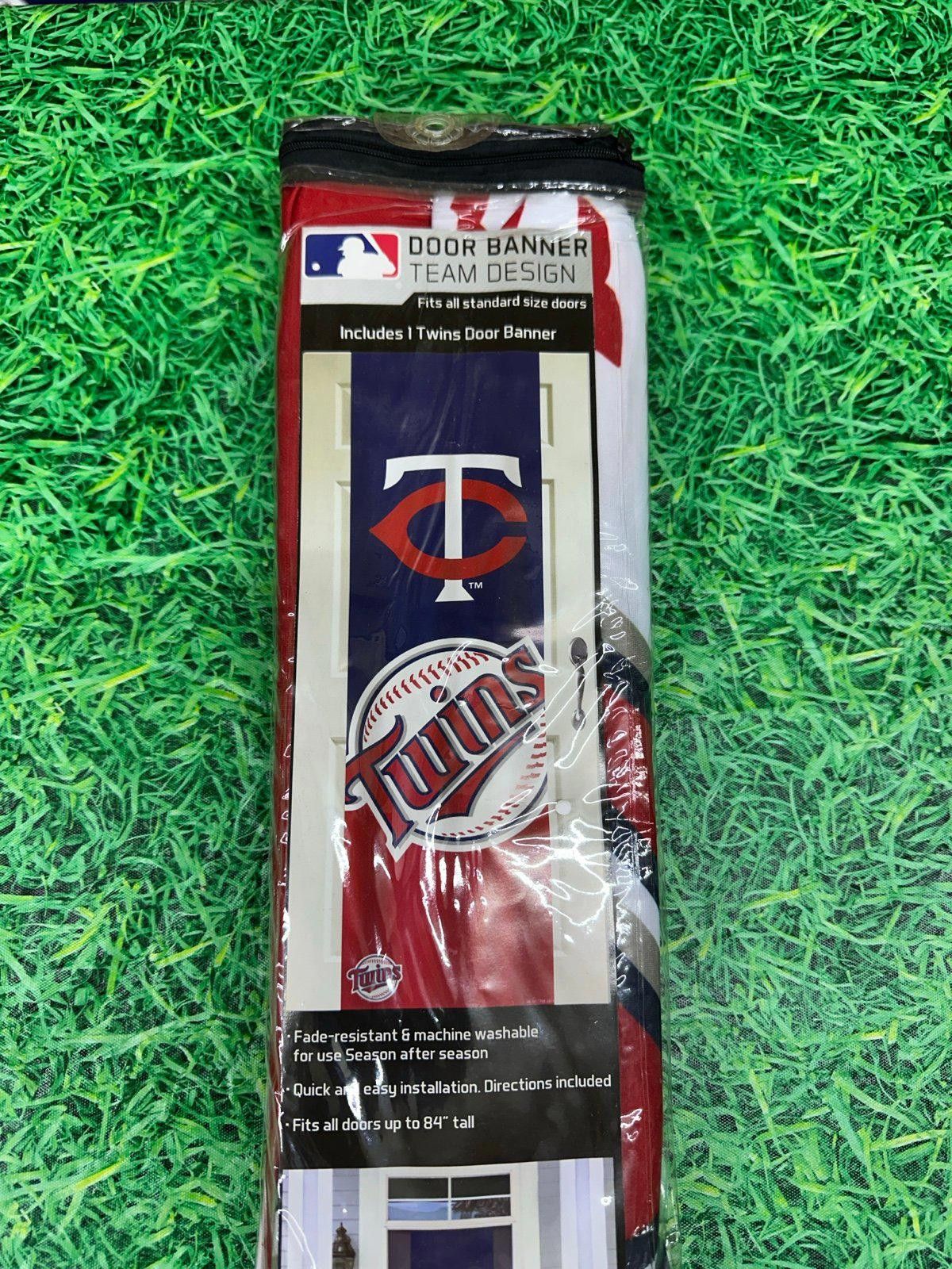 MLB Minnesota Twins Door Banner MLB Size ONE SIZE - 2 Thumbnail