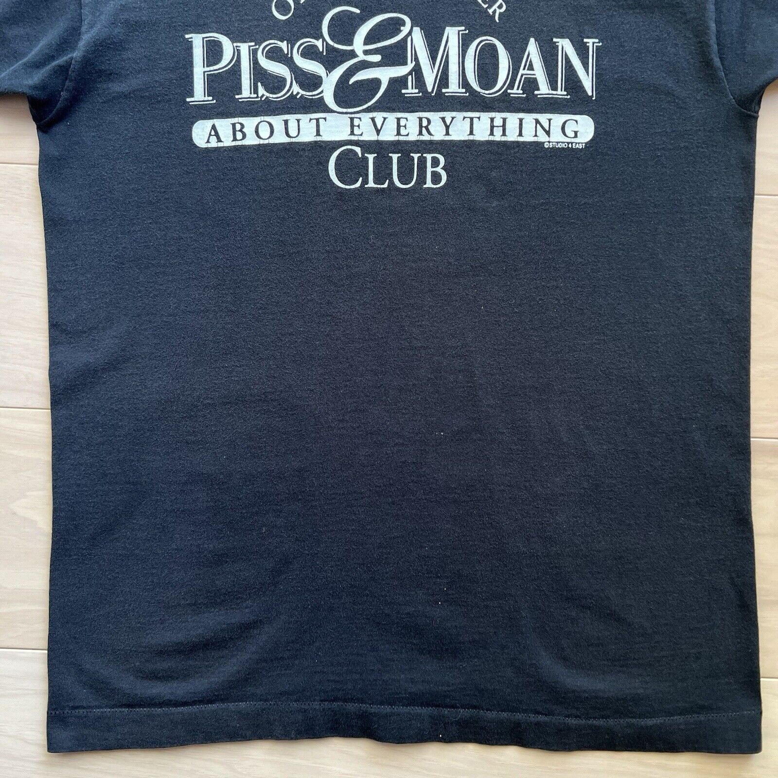 Fruit Of The Loom × Vintage Vintage Member of the Piss Moan About Everything Club Shirt Size US L / EU 52-54 / 3 - 4 Thumbnail
