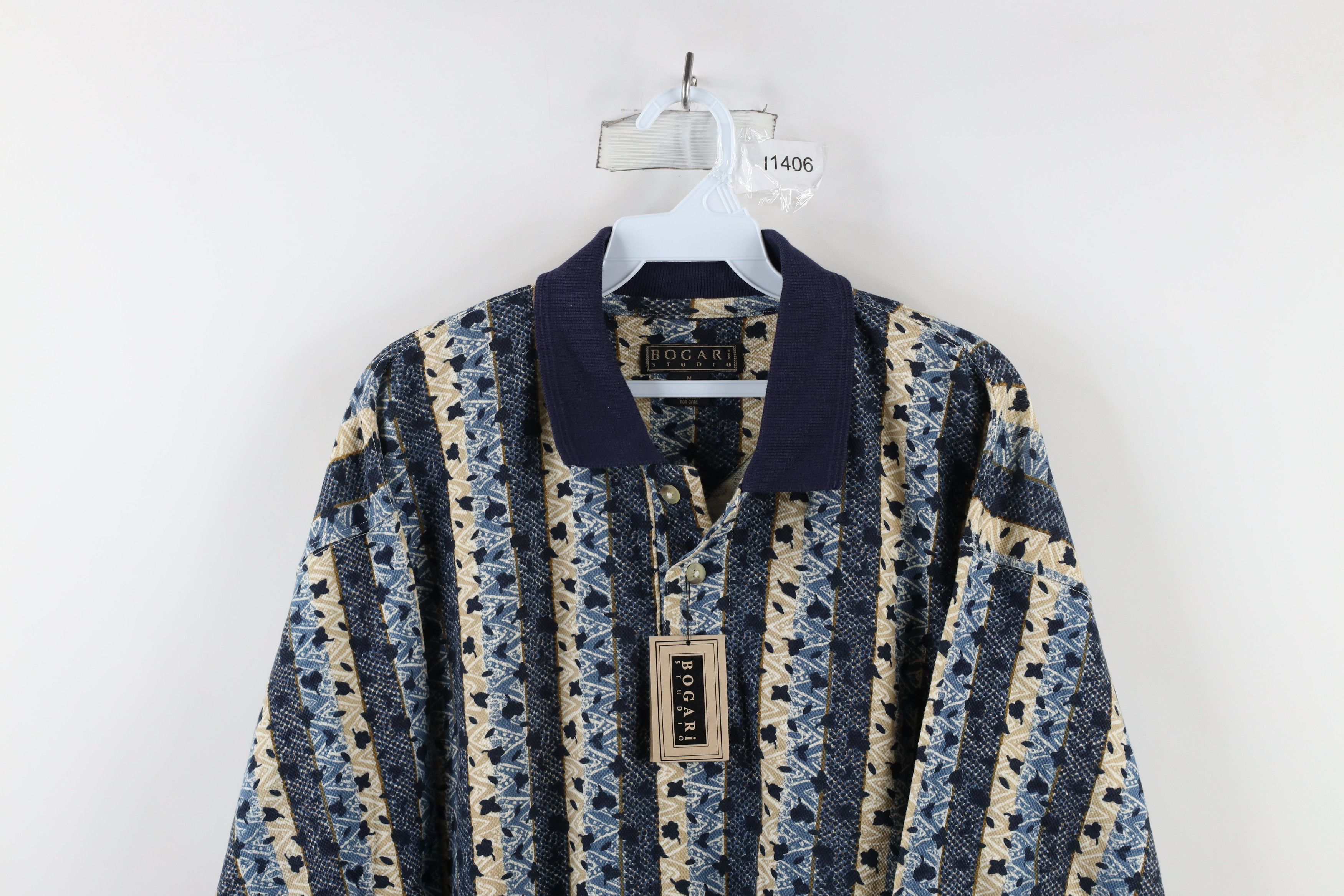 Vintage Deadstock Vintage 90s Streetwear Collared Golf Polo Shirt Size US M / EU 48-50 / 2 - 2 Thumbnail