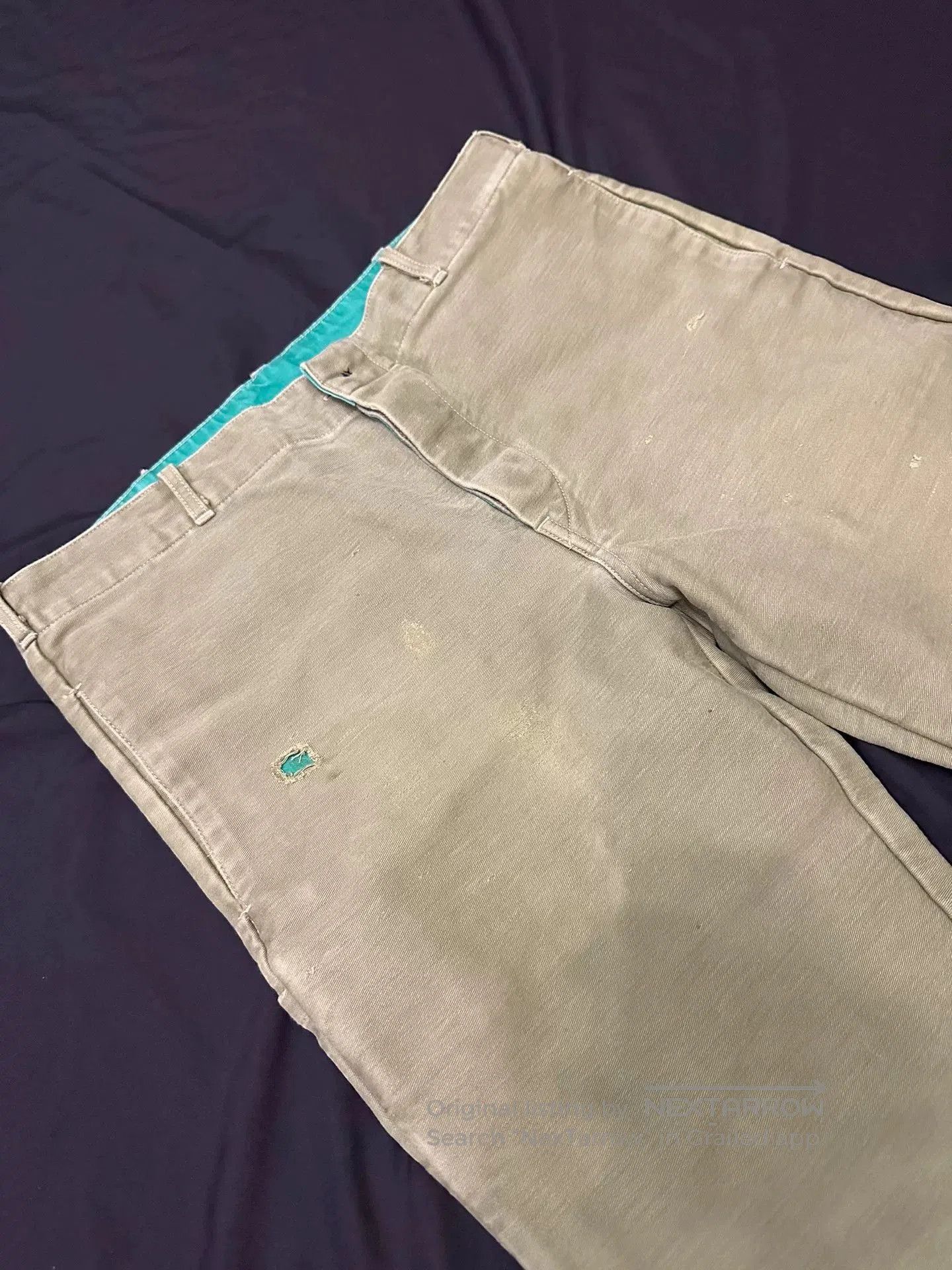 Vintage Vintage German Workwear Cargo Pants. Size US 36 / EU 52 - 4 Thumbnail