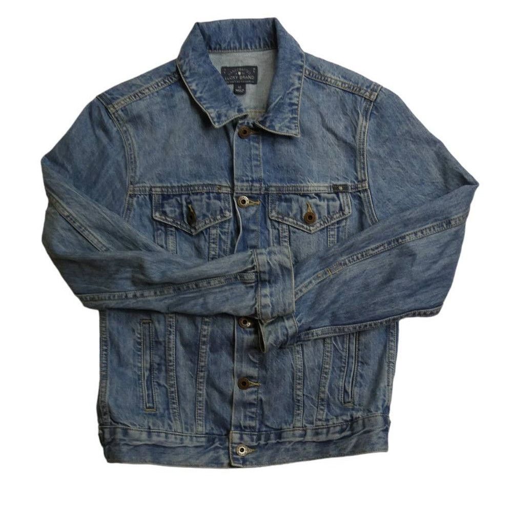 Lucky Brand Lucky Brand The Tomboy Trucker Blue Denim Jacket Size medium Size M / US 6-8 / IT 42-44 - 1 Thumbnail