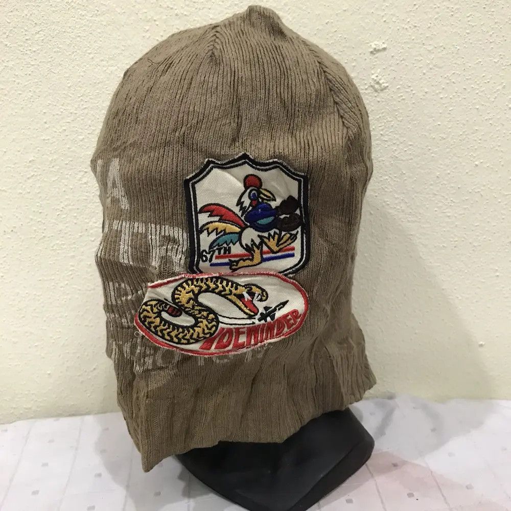 Alpha Industries × Vintage Alpha Industries Overprint Beanie Hat Size ONE SIZE - 4 Thumbnail