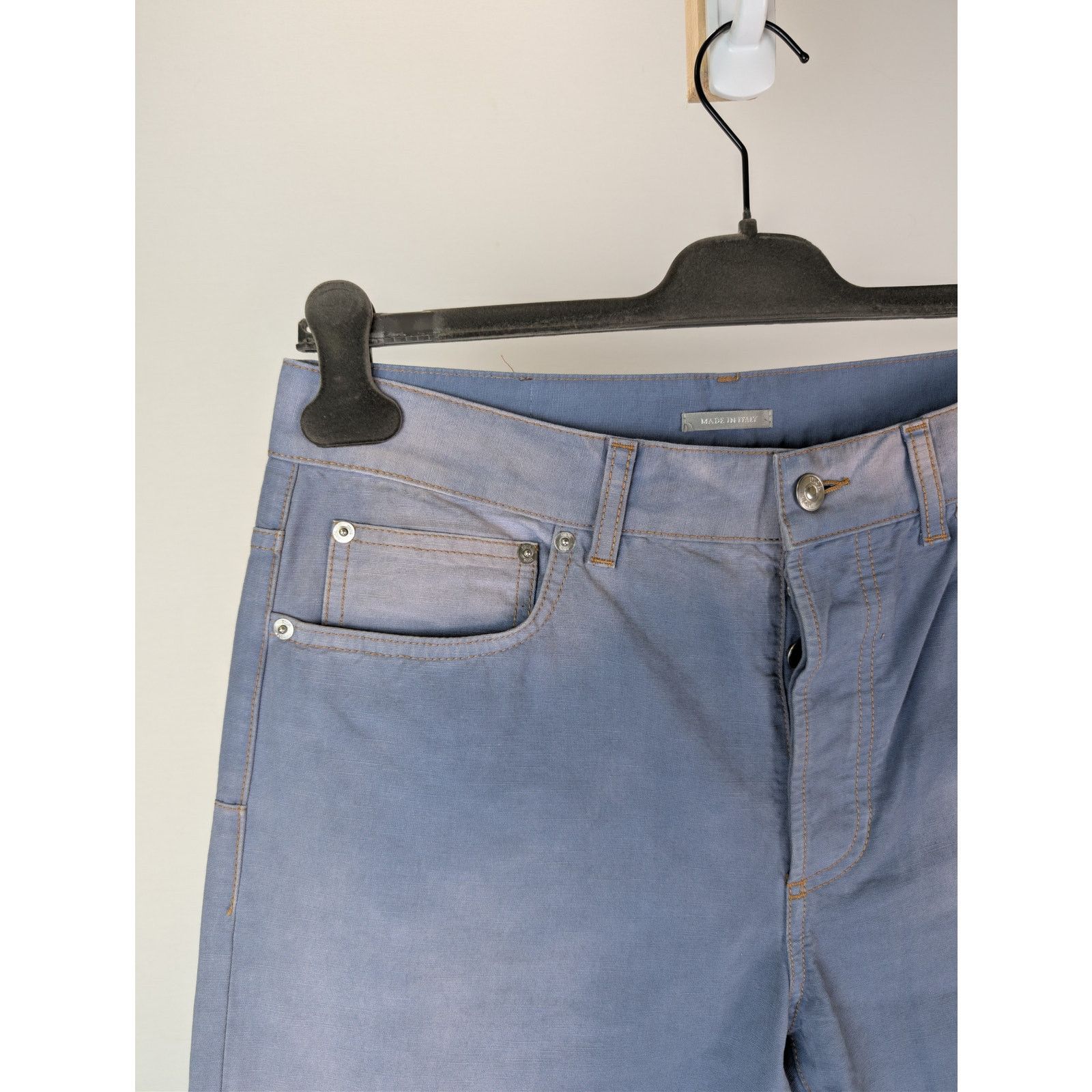 Dior o1rshd1 Embroidered Logo Patch Jeans in Light Blue Size US 32 / EU 48 - 5 Thumbnail
