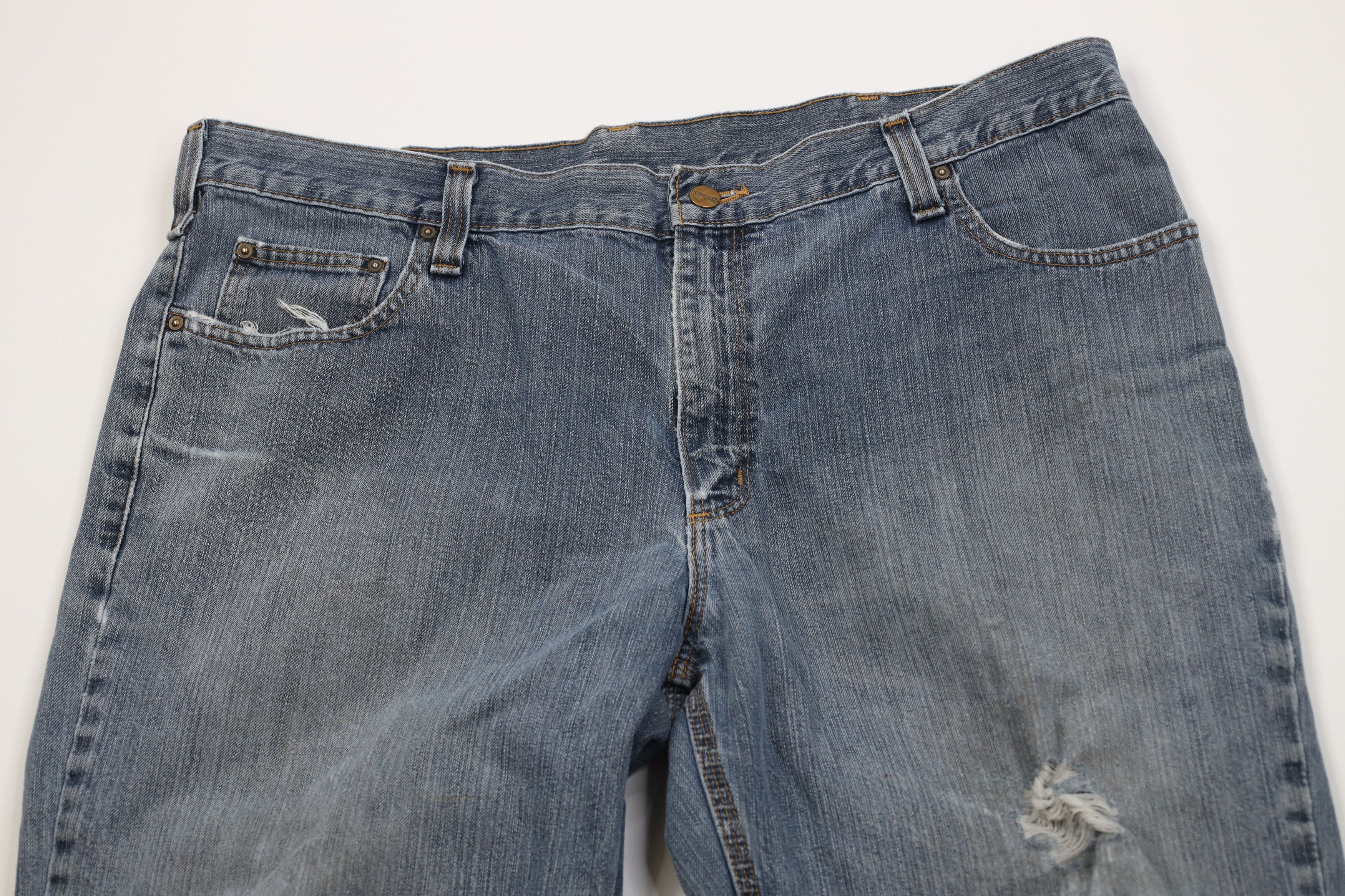 Carhartt Vintage Y2K Carhartt Relaxed Fit Wide Leg Denim Jeans Blue Size US 40 / EU 56 - 2 Thumbnail