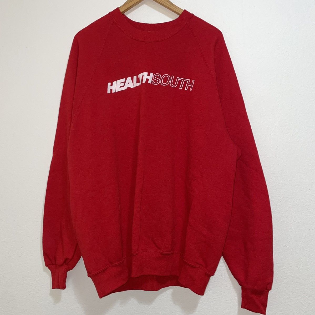 Jerzees Vintage Health South Raglin Sweatshirt Size US XXL / EU 58 / 5 - 1 Thumbnail