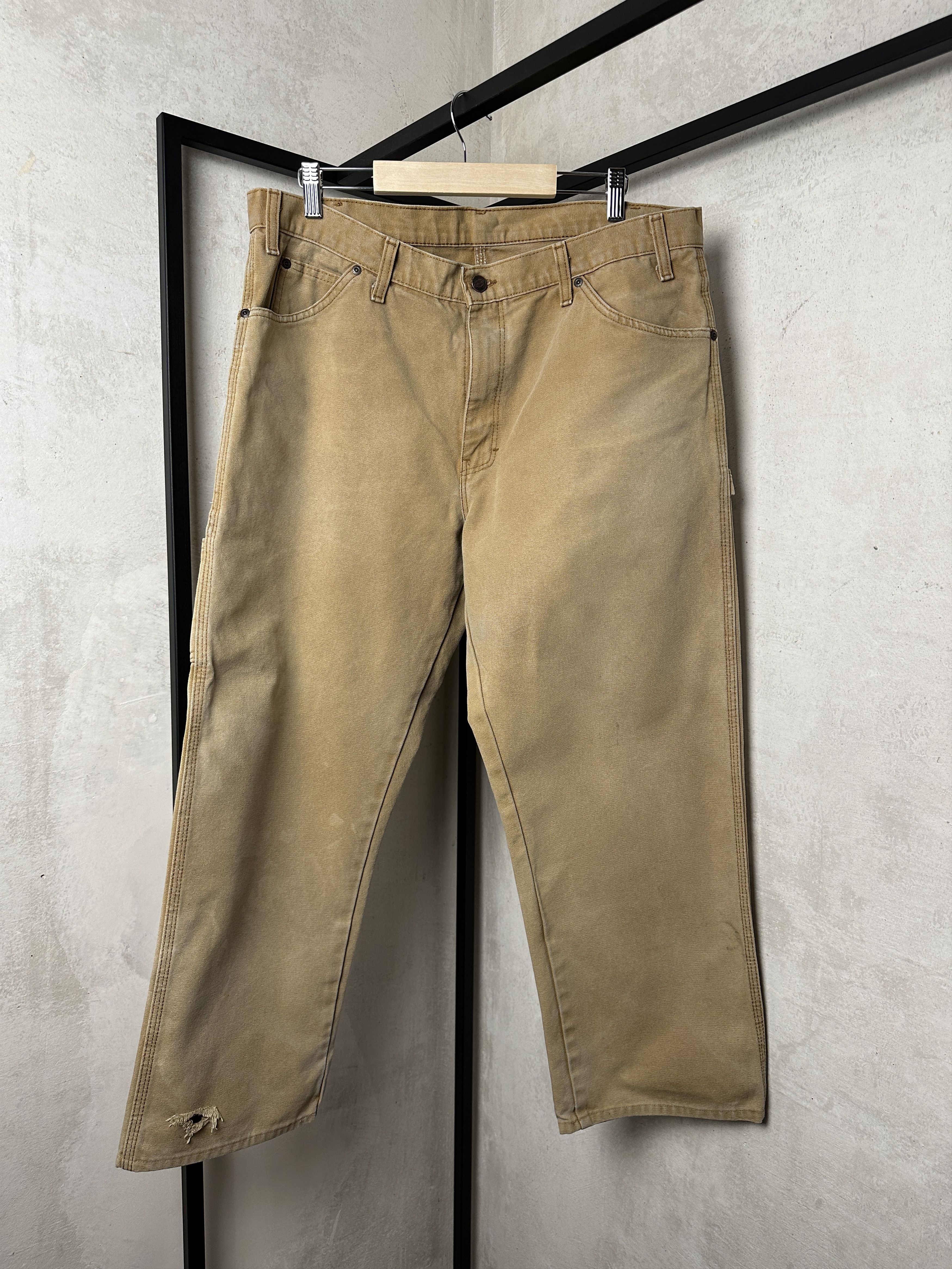 Dickies Dickies Jeans Carpenter Mens Camel Work Builder Pants Size US 36 / EU 52 - 1 Thumbnail