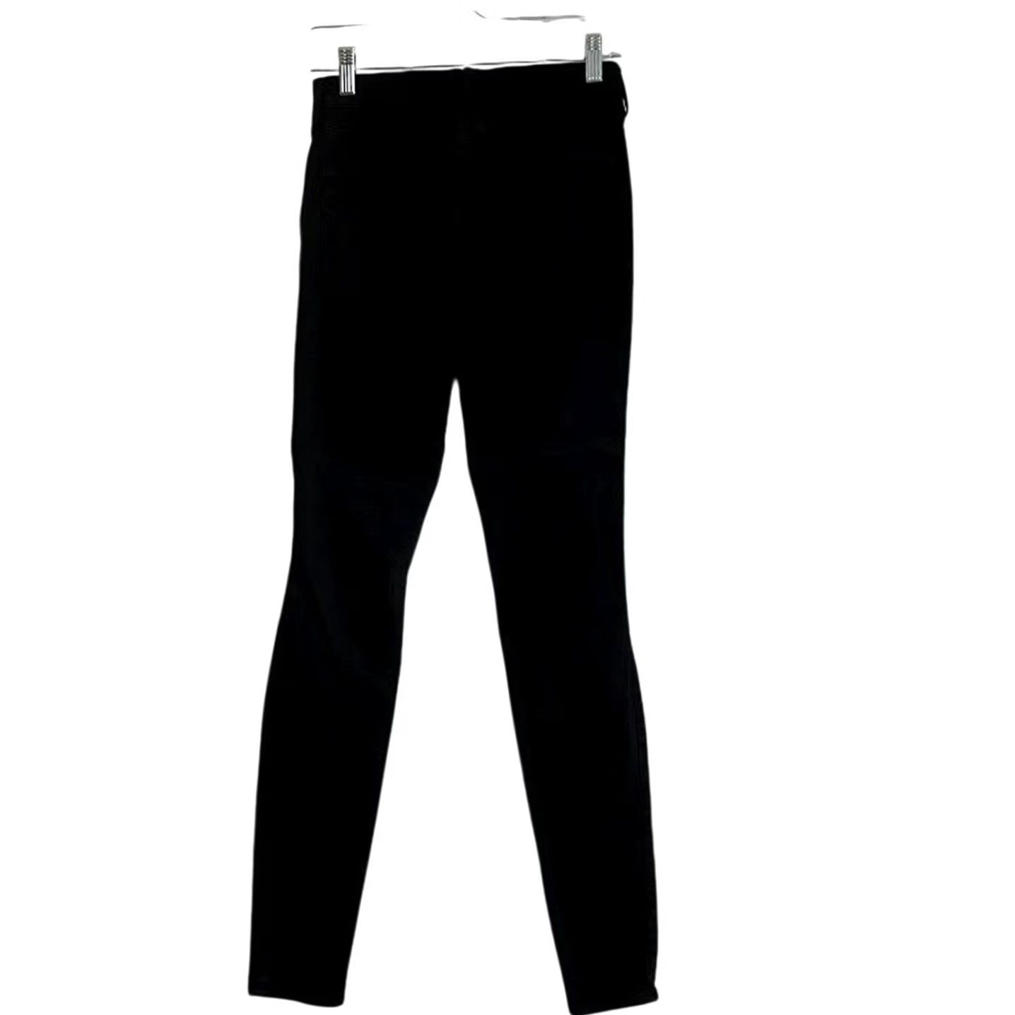 Pacsun Pacsun Mid Rise Jegging Black Distressed Ripped Skinny Jeans Size 26L (26x30) Size 26" / US 2 / IT 38 - 2 Thumbnail