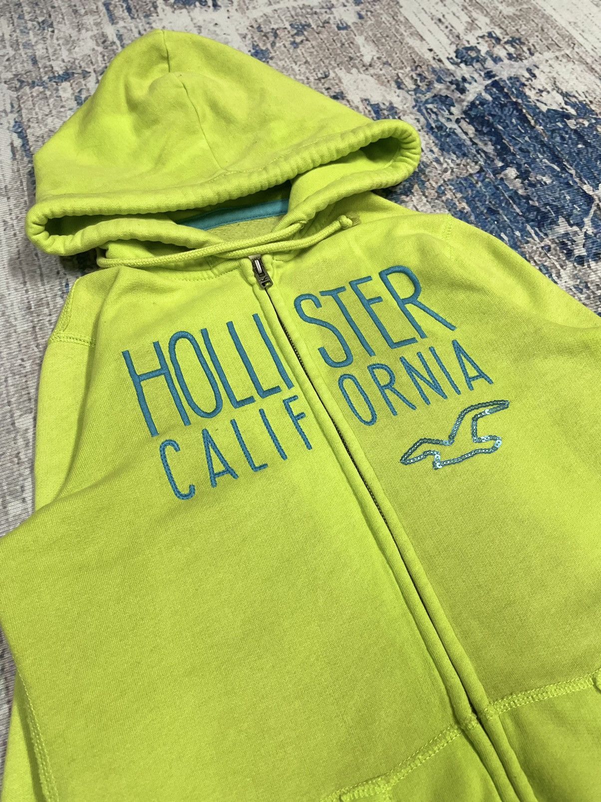 Hollister Y2k Hollister hoodie sweatshirt zip spell out abercrombie Size XS / US 0-2 / IT 36-38 - 2 Thumbnail