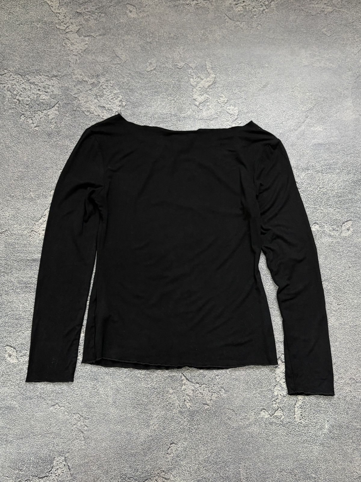 Dolce & Gabbana Vtg Dolce & Gabbana Graphic Print Long Sleeve Top Black L Size L / US 10 / IT 46 - 2 Thumbnail