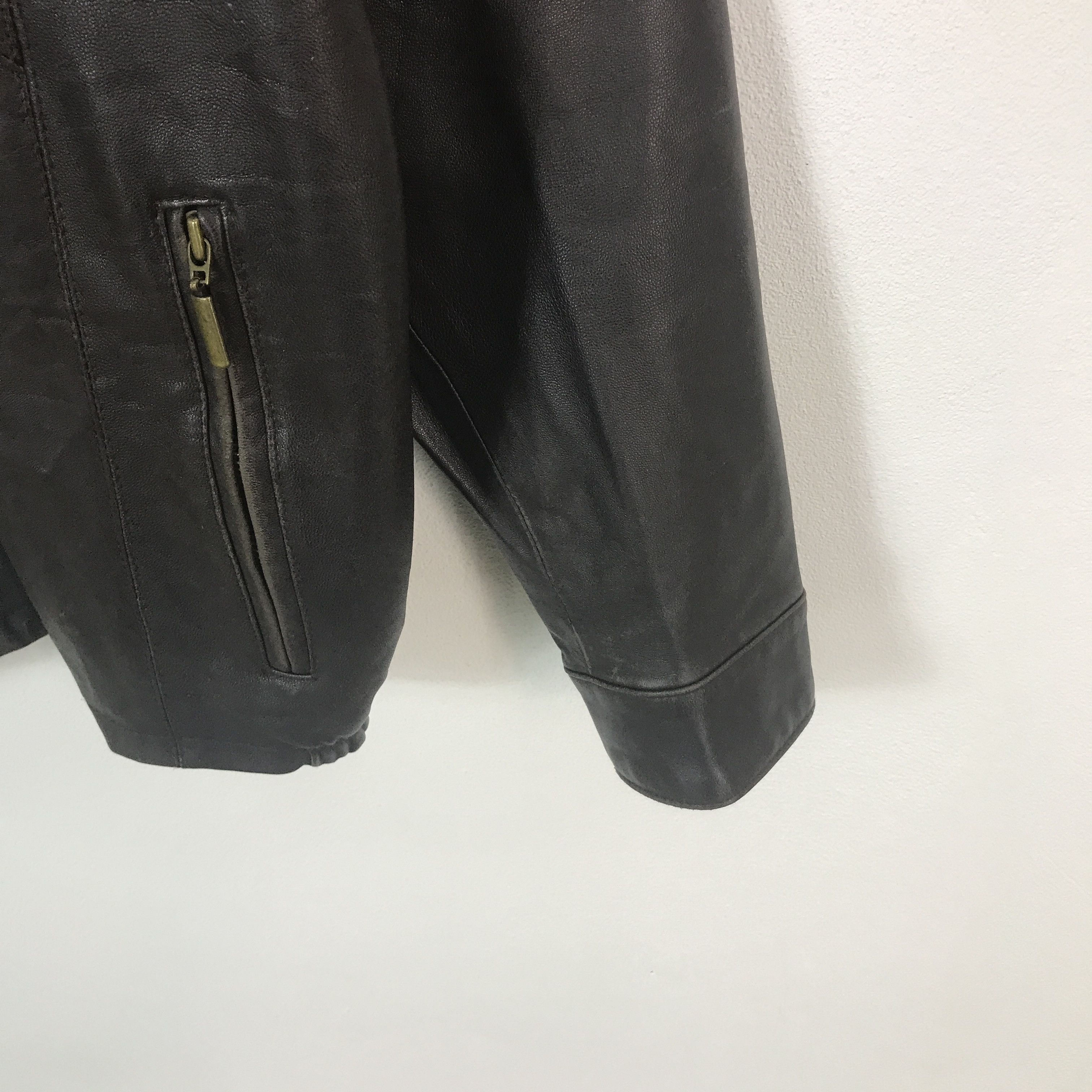 Japanese Brand vtg pierotucci Leather jacket Size US L / EU 52-54 / 3 - 6 Thumbnail
