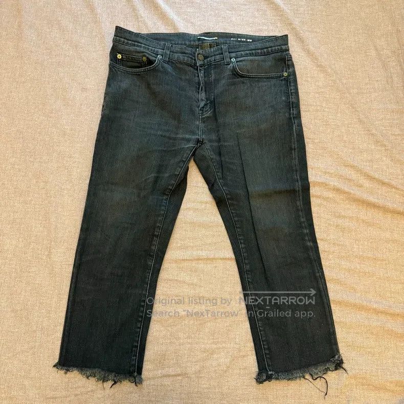 Saint Laurent Paris Saint Laurent Paris Black denim pants, size 33 i Size US 33 - 1 Thumbnail