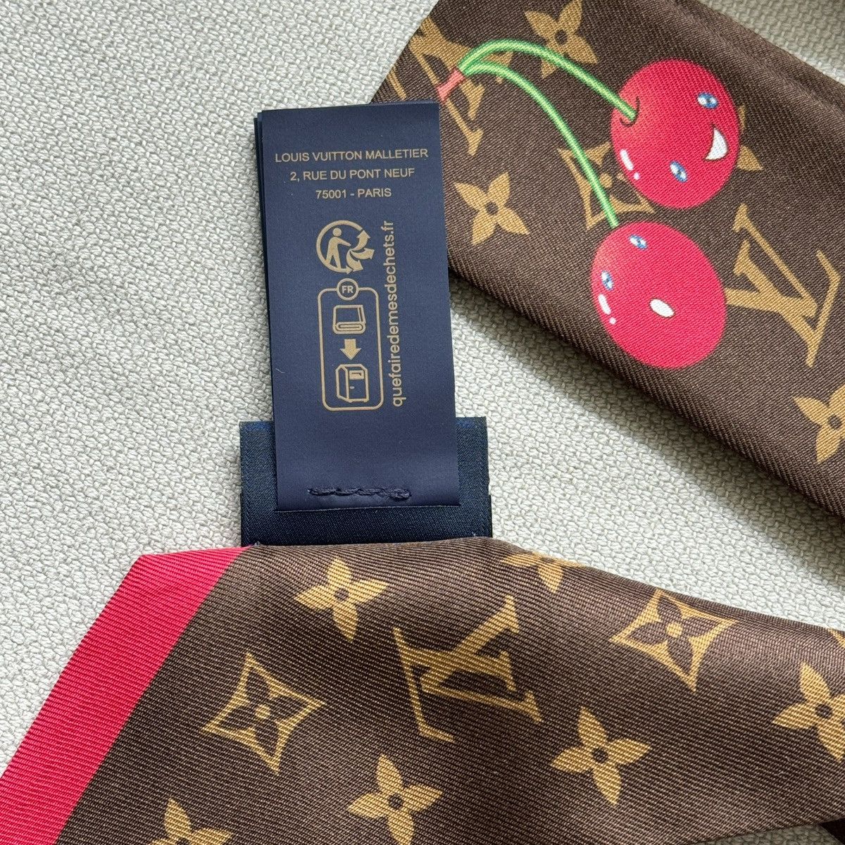 Louis Vuitton × Takashi Murakami Louis Vuitton Takashi Murakami Monogram Cherry Bandeau Size ONE SIZE - 6 Thumbnail