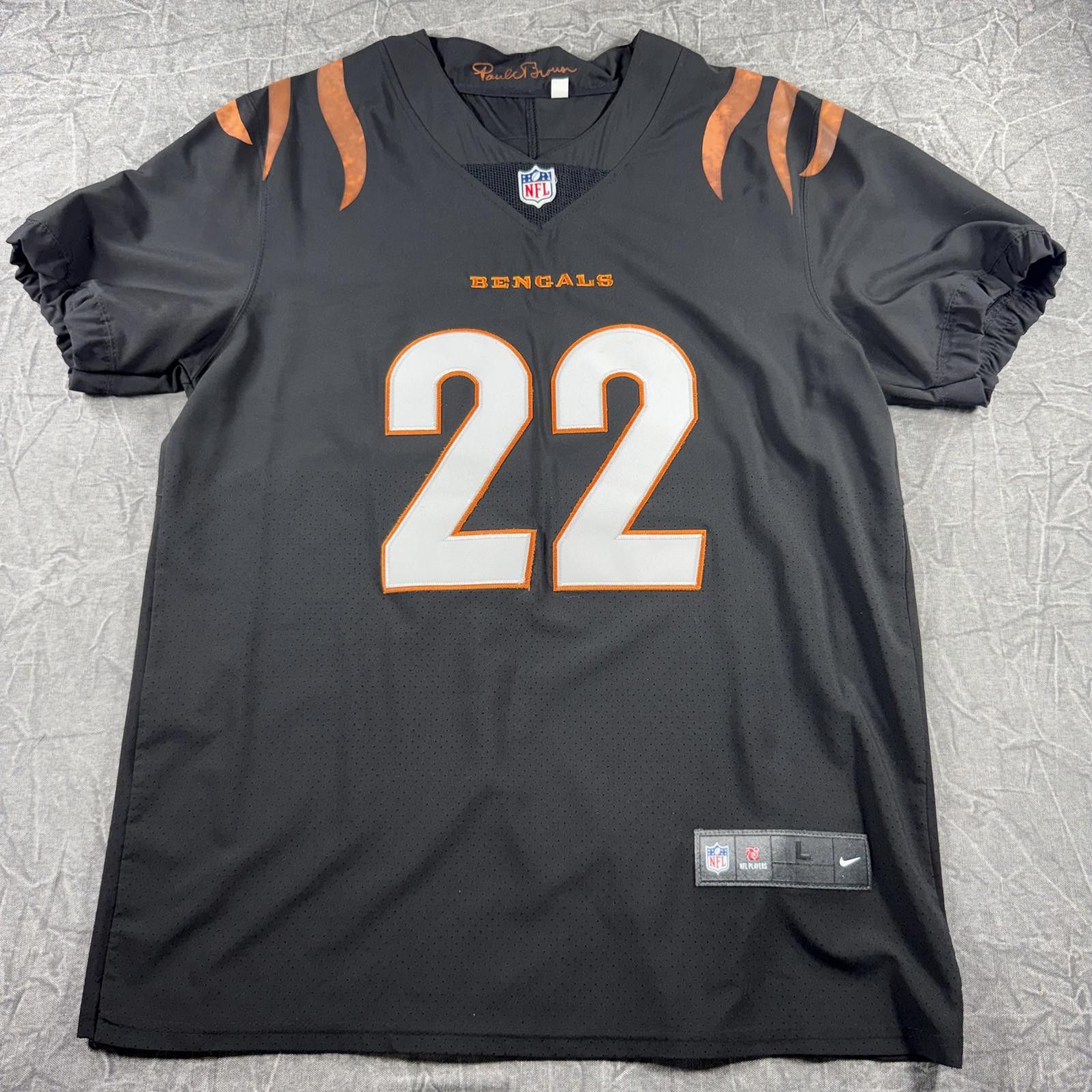 Nike Nike Jersey Men's L Black Paul Brown Chidobe Awuzie Bengals Size US L / EU 52-54 / 3 - 1 Thumbnail