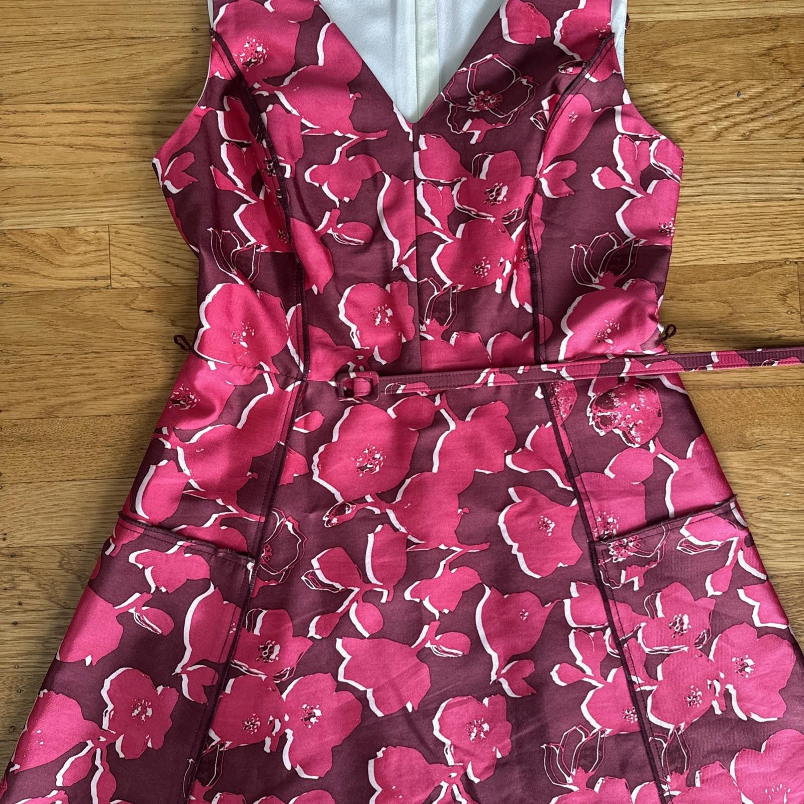 Oscar De La Renta Oscar de la Renta Floral Dress Size 8 Size M / US 6-8 / IT 42-44 - 4 Thumbnail