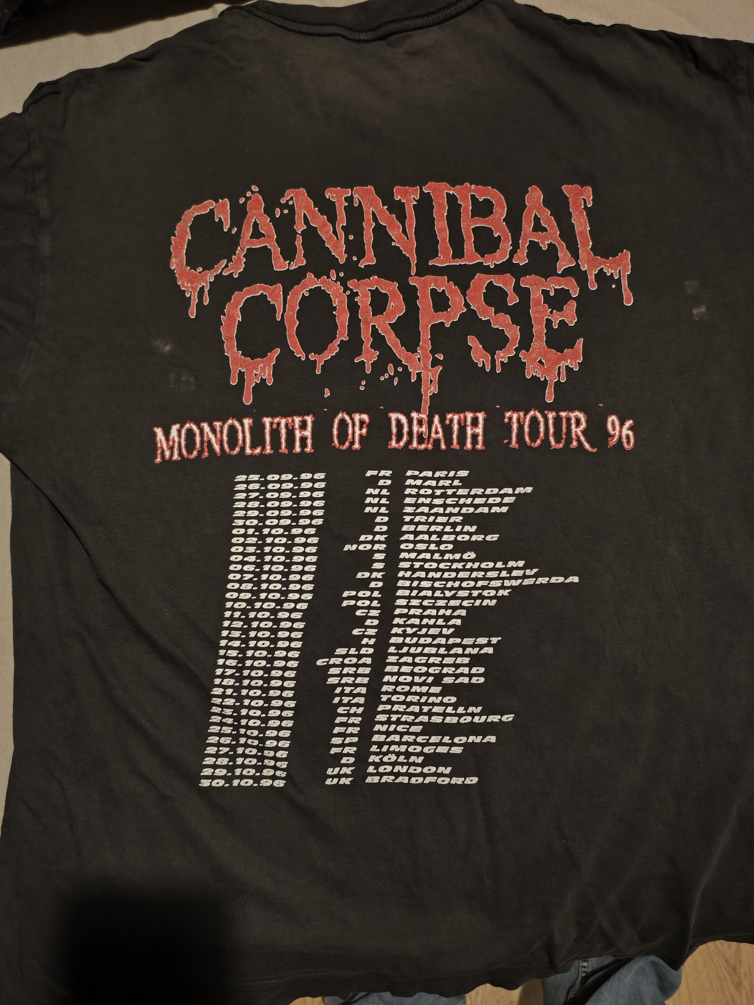 Other Cannibal Corpse Vile vintage tour shirt Monolith of Death Size US XL / EU 56 / 4 - 3 Thumbnail