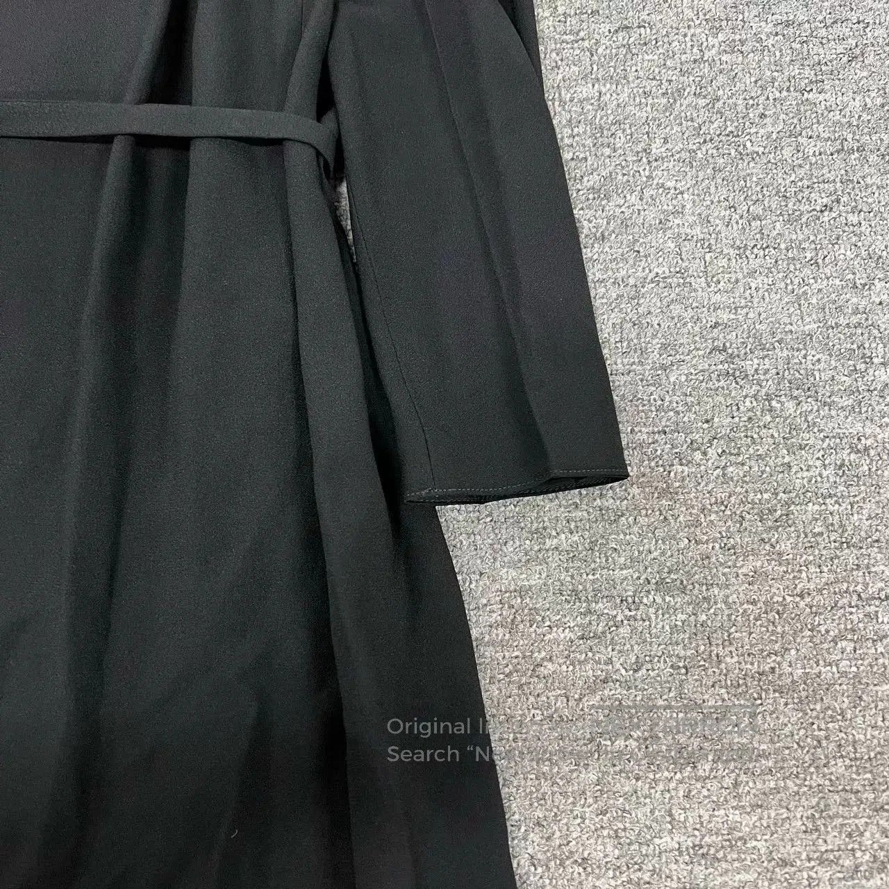 Prada Prada Classic Black Collared Long. Size S / US 4 / IT 40 - 6 Thumbnail