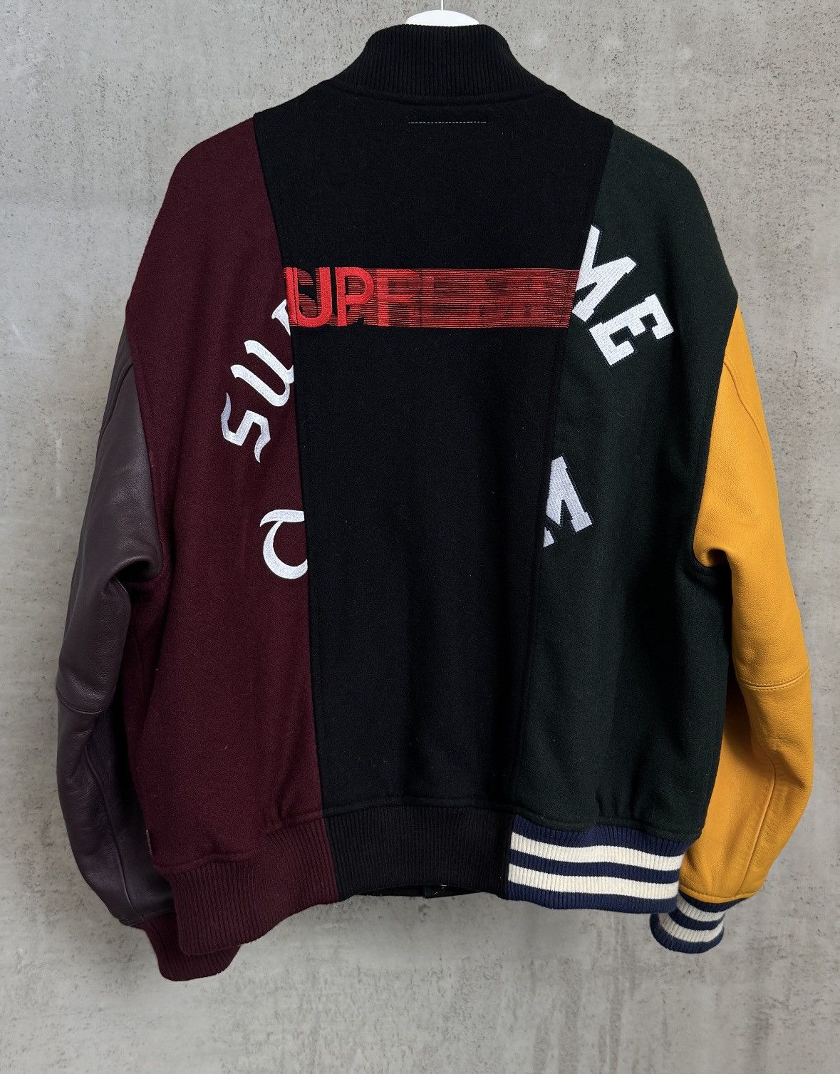 Maison Margiela × Supreme Supreme MM6 Maison Margiela Split Varsity Jacket SS24 Size US M / EU 48-50 / 2 - 4 Thumbnail