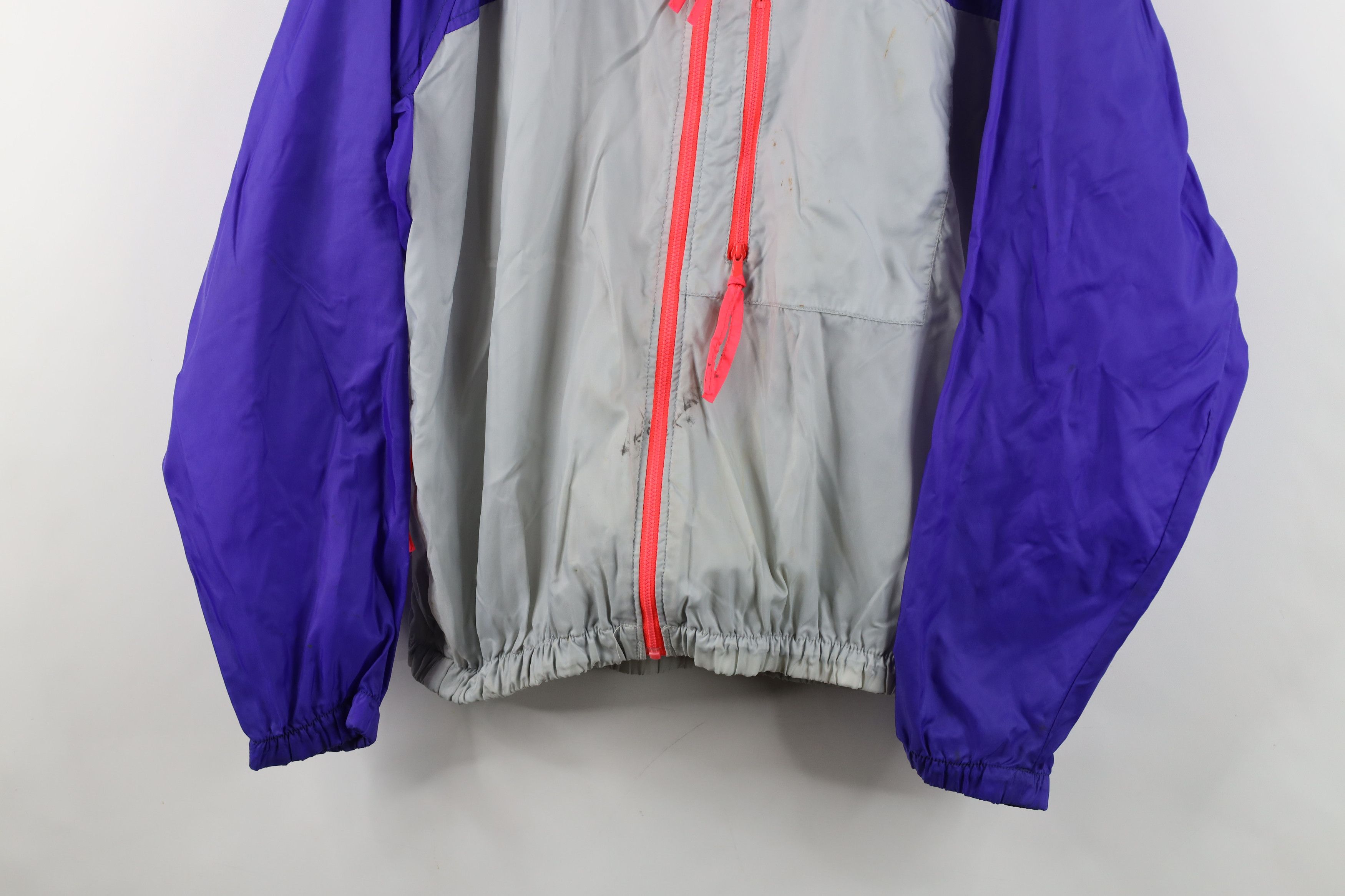 Columbia Vintage 80s 90s Columbia Block Hooded Windbreaker Jacket Size US M / EU 48-50 / 2 - 3 Thumbnail