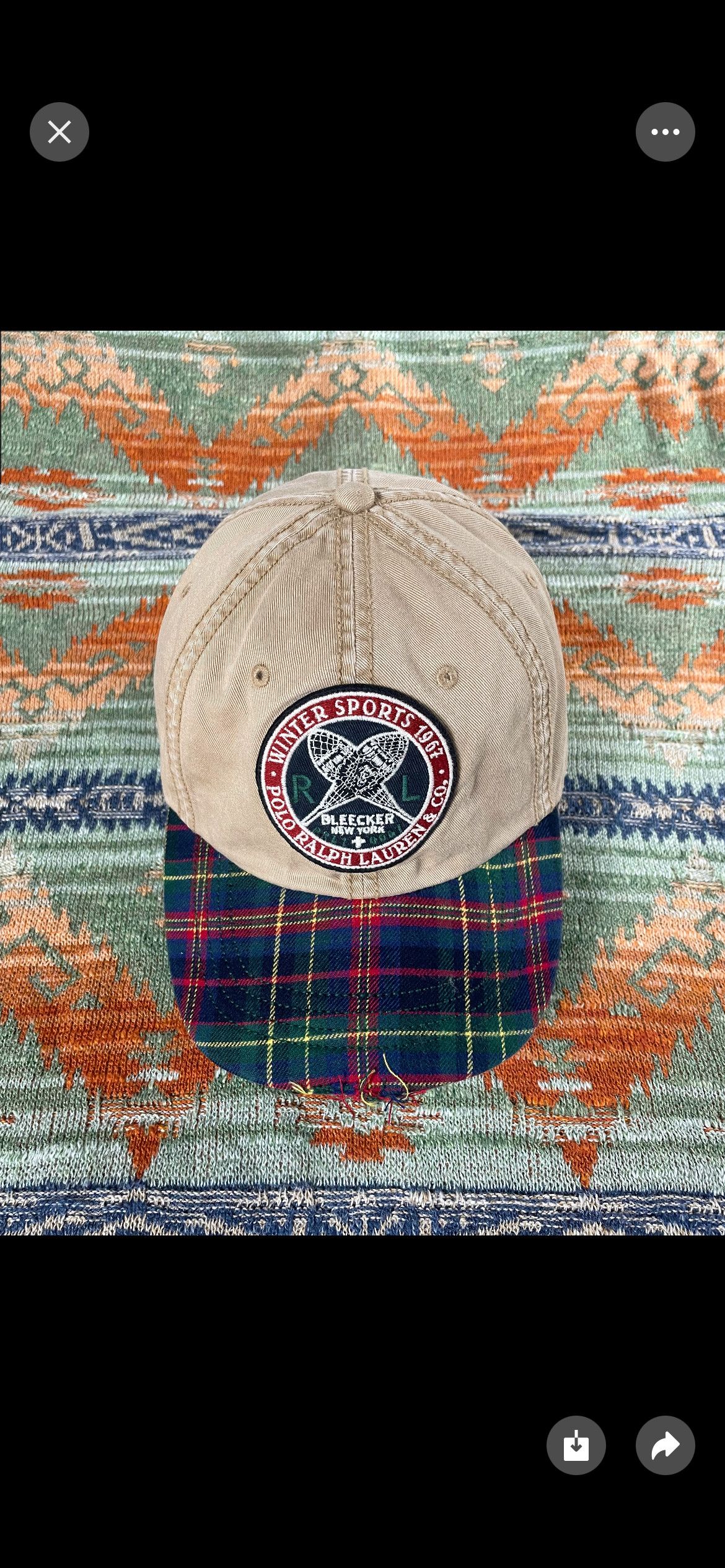 Polo Ralph Lauren Polo Ralph Lauren Rare Leather baseball hat baseball cap Size ONE SIZE - 1 Thumbnail