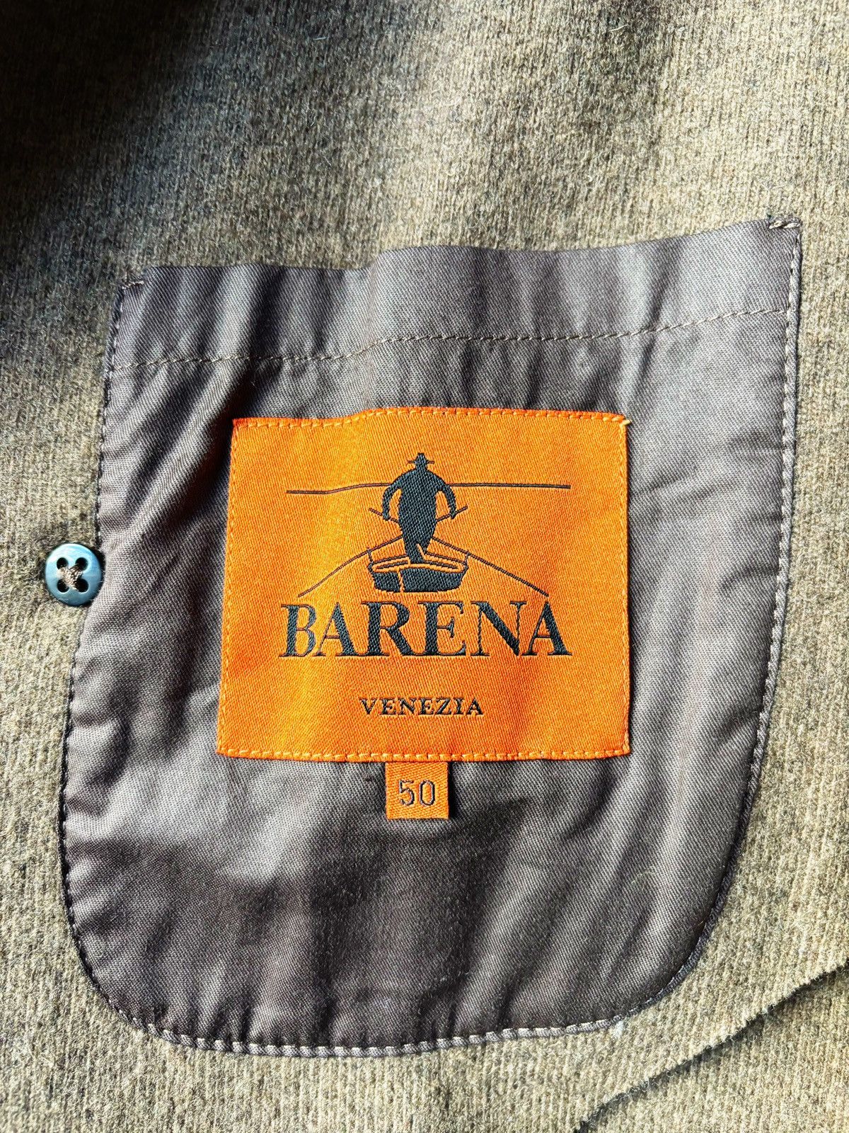 Barena Barena Venezia Double-Breasted Wool Coat. Size US M / EU 48-50 / 2 - 3 Thumbnail