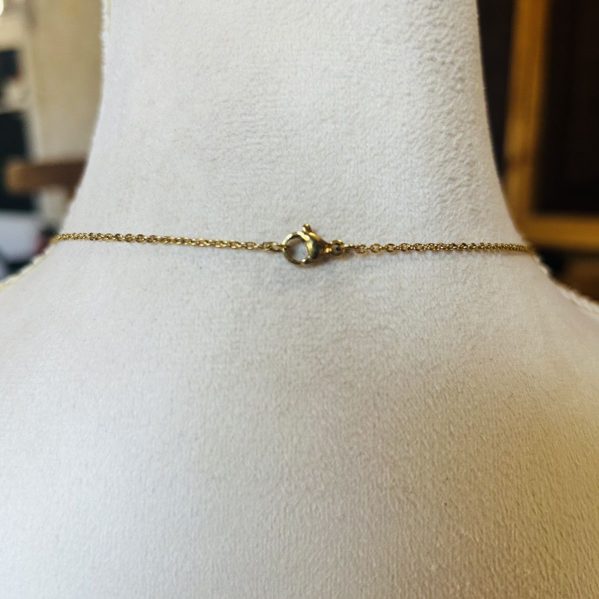 Handmade Handcrafted vintage bead drop pendant on chain necklace Size ONE SIZE - 5 Thumbnail