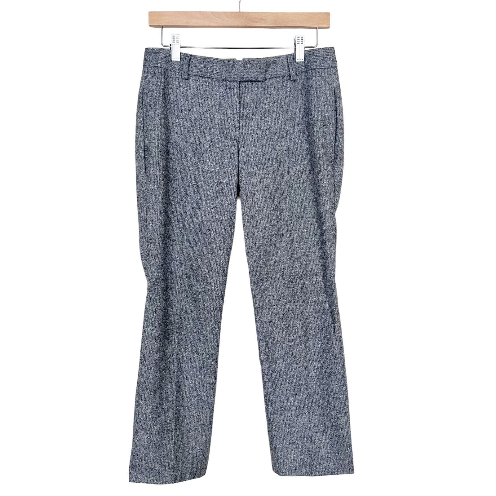 Theory Theory Gray Virgin Wool Dress Pants Sz 2 Size 26" / US 2 / IT 38 - 7 Thumbnail