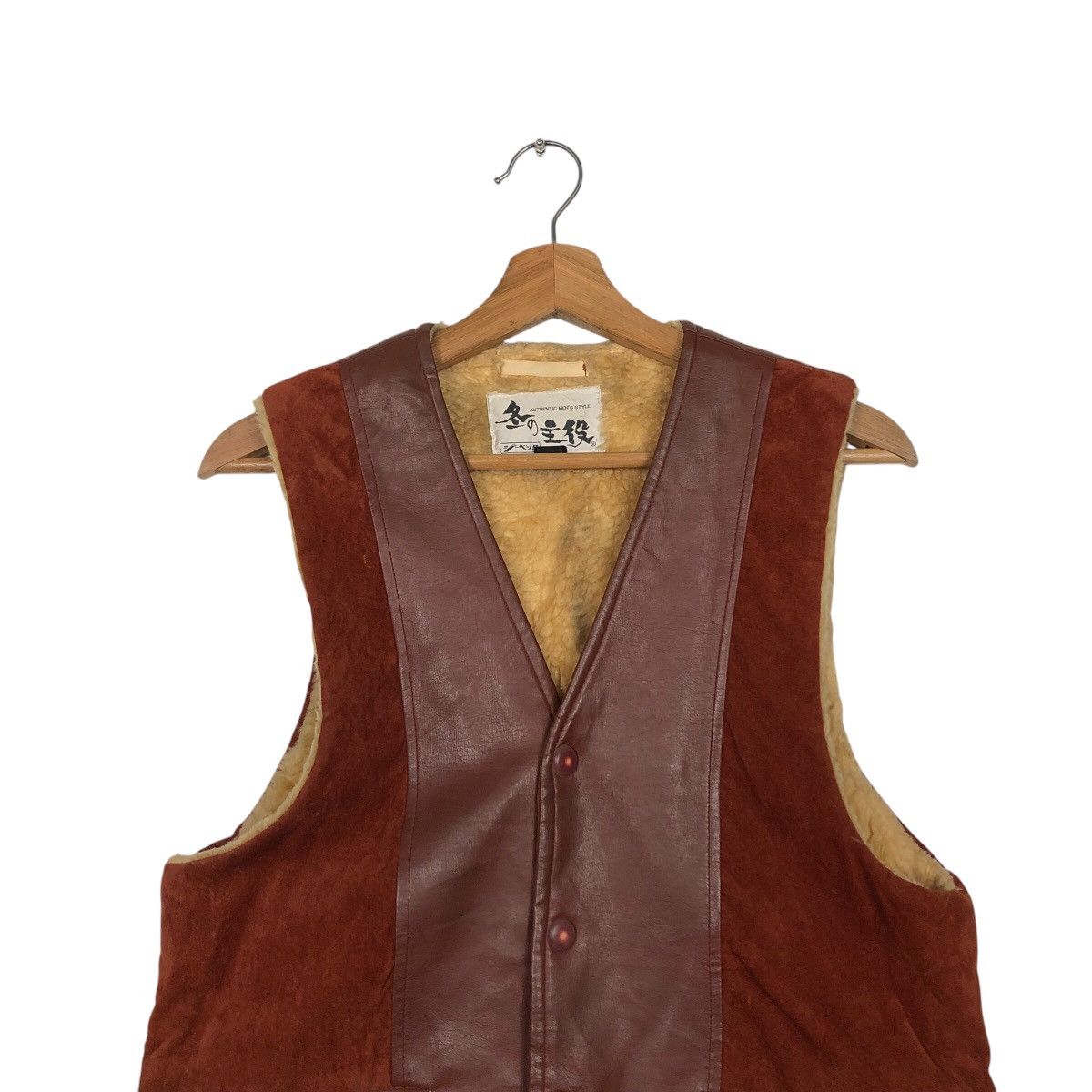 Japanese Brand 📌Authentic Men's Style Tank Top Leather Biker Size US M / EU 48-50 / 2 - 4 Thumbnail
