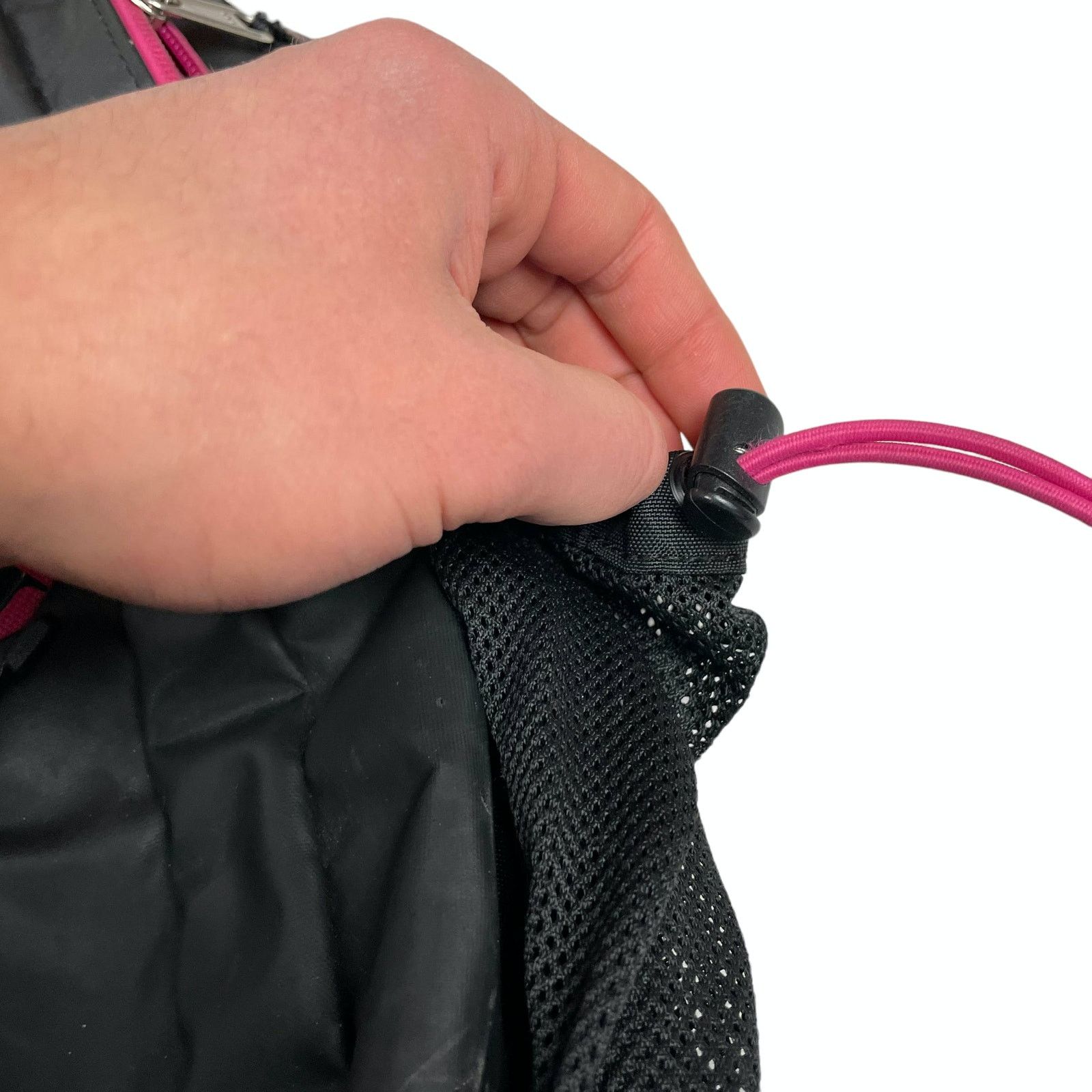 The North Face The North Face Hot Pepper Womens Black Pink Outdoor Backpack Size ONE SIZE - 11 Thumbnail
