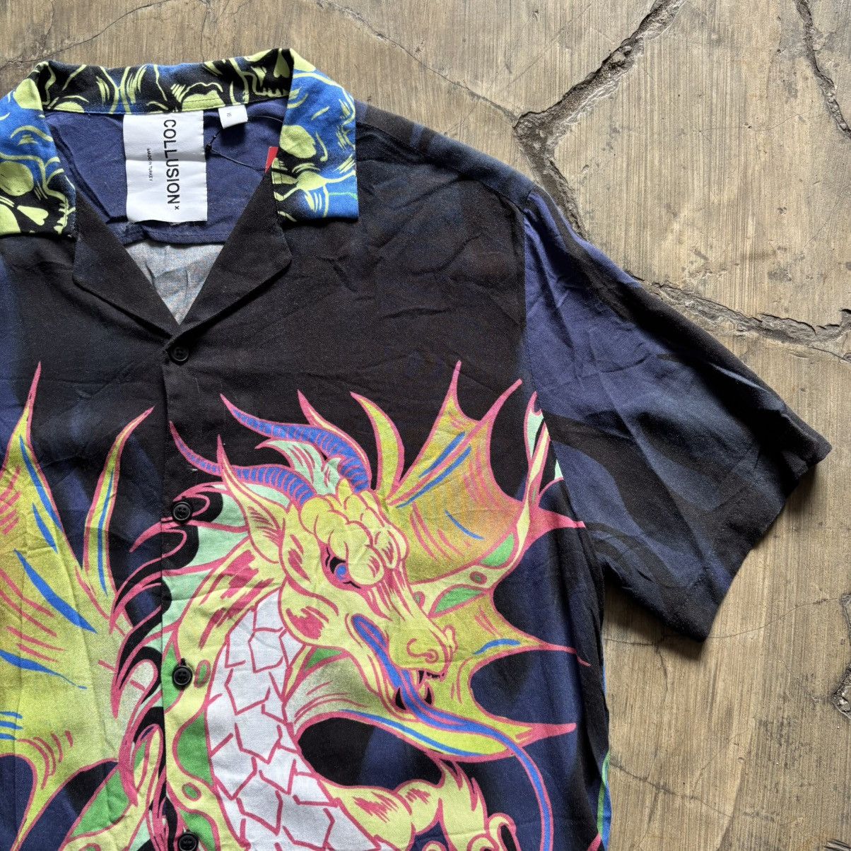 Other Collusion Dragon skull hawaii shirt Size US XS / EU 42 / 0 - 3 Thumbnail