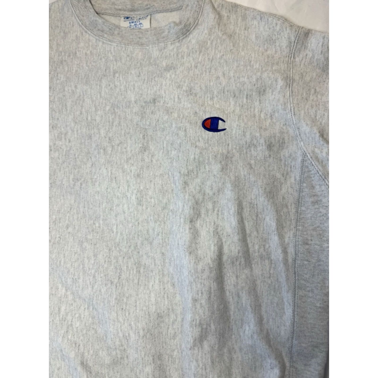 Champion Champion Reverse Weave Pullover Crewneck Sweatshirt Mens Small Gray Reversible 90s Gym Training Regular Fit Sweatshirt Size US S / EU 44-46 / 1 - 2 Thumbnail
