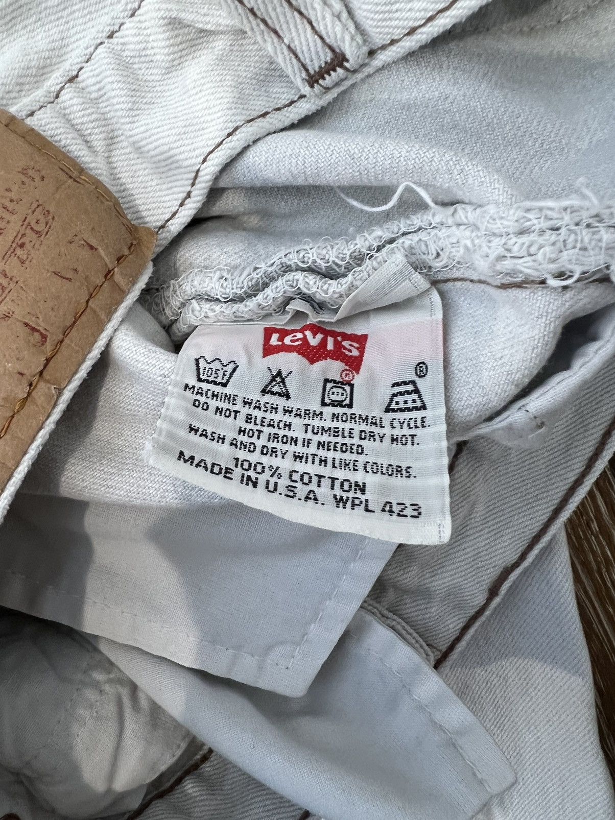 Levi's × Vintage Vintage Levis 501 gray jeans Size US 29 - 4 Thumbnail