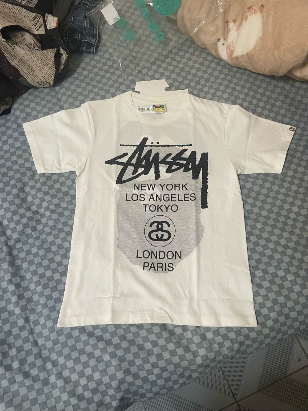 Bape A BATHING APE x Stussy World Tour T-Shirt Size S Size US S / EU 44-46 / 1 - 1 Thumbnail