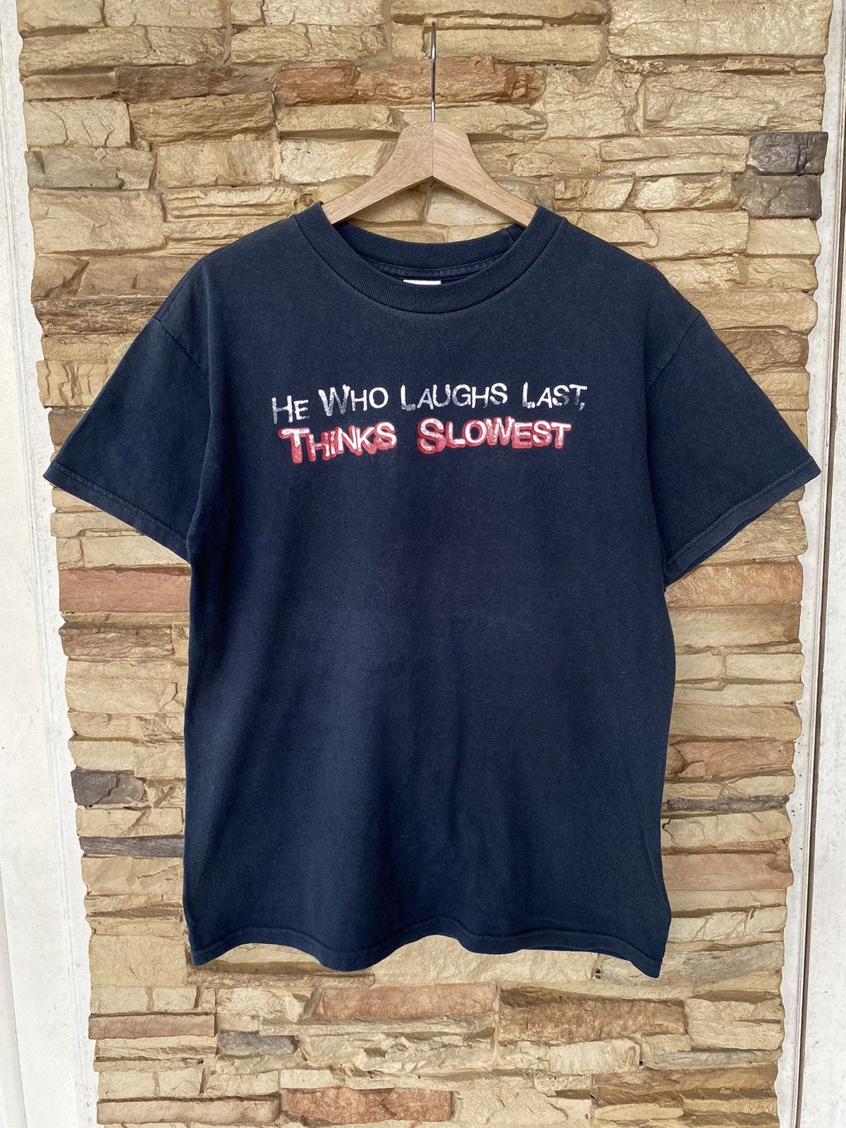 Vintage Rare Vintage Y2K Funny Wording Tees Size US M / EU 48-50 / 2 - 1 Thumbnail