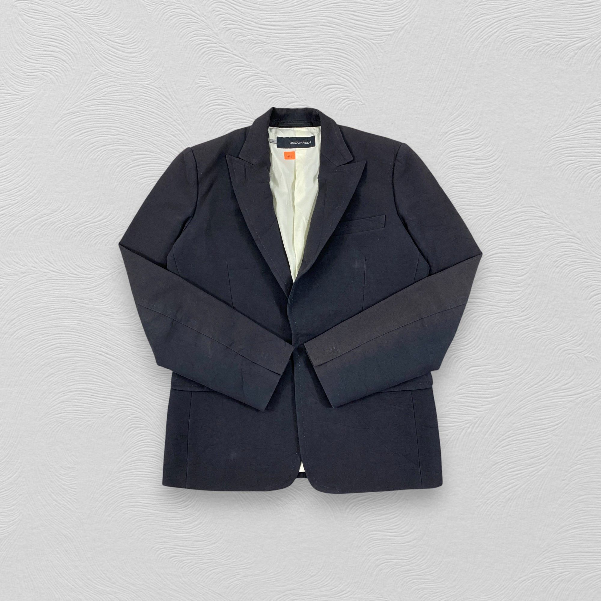 Dsquared2 DSQUARED2 Black Coat Blazer Jacket- J516 Size US S / EU 44-46 / 1 - 4 Thumbnail
