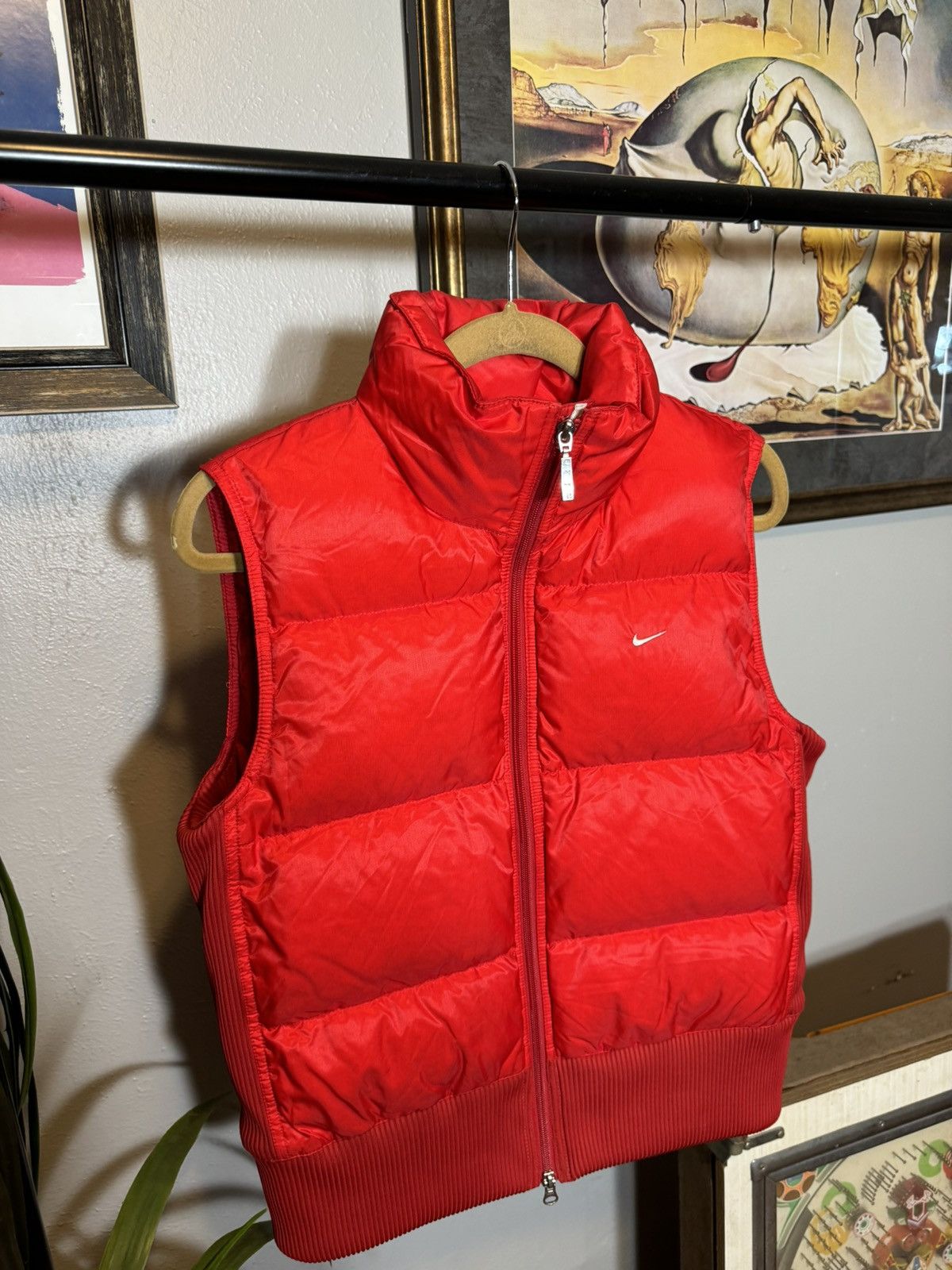 Nike × Vintage Vintage Nike Puffer Vest Size L / US 10 / IT 46 - 3 Thumbnail