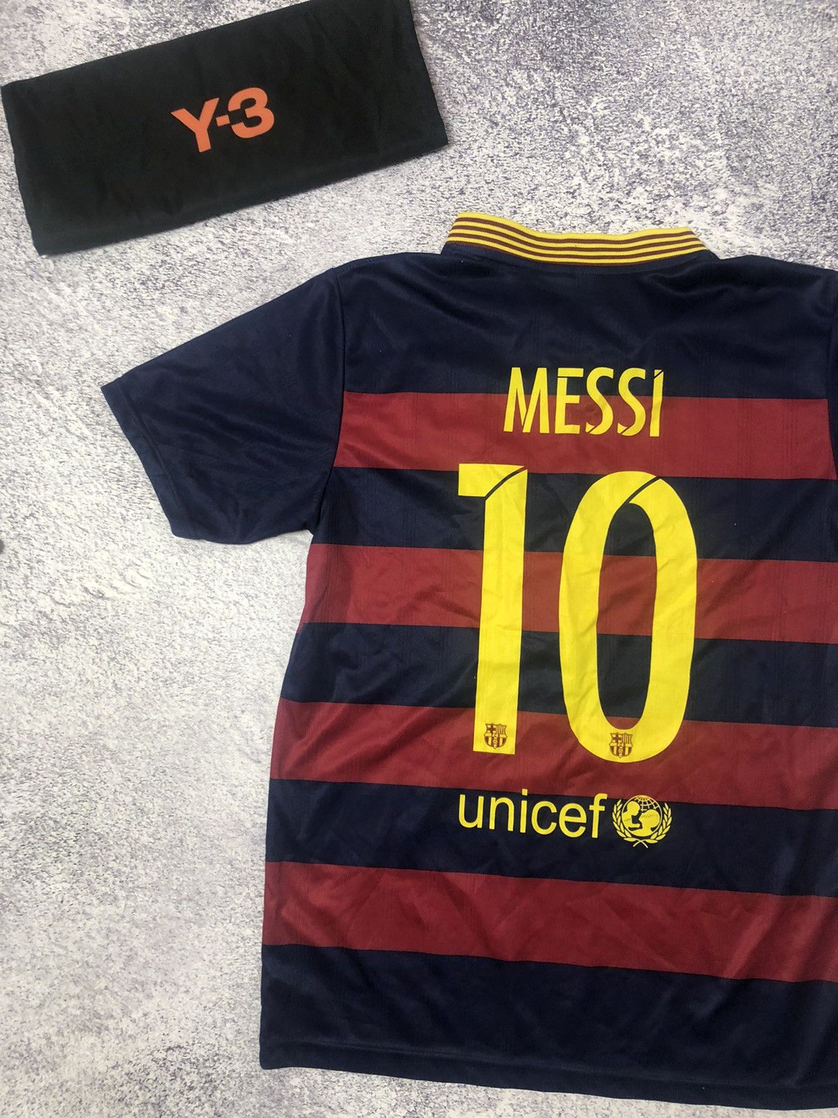 Other Soccer jersey F.C Barcelona #10 Messi y2k sport casual ykk Size US M / EU 48-50 / 2 - 7 Thumbnail