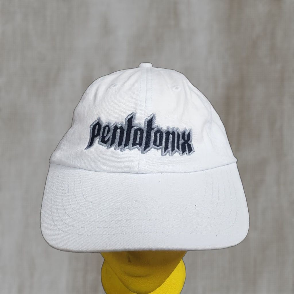 Vintage PENTATONIX Hat Baseball Cap Adjustable Adult White Str​apback Cap Men Jewelry Music Party 90s Mens Size ONE SIZE - 1 Thumbnail