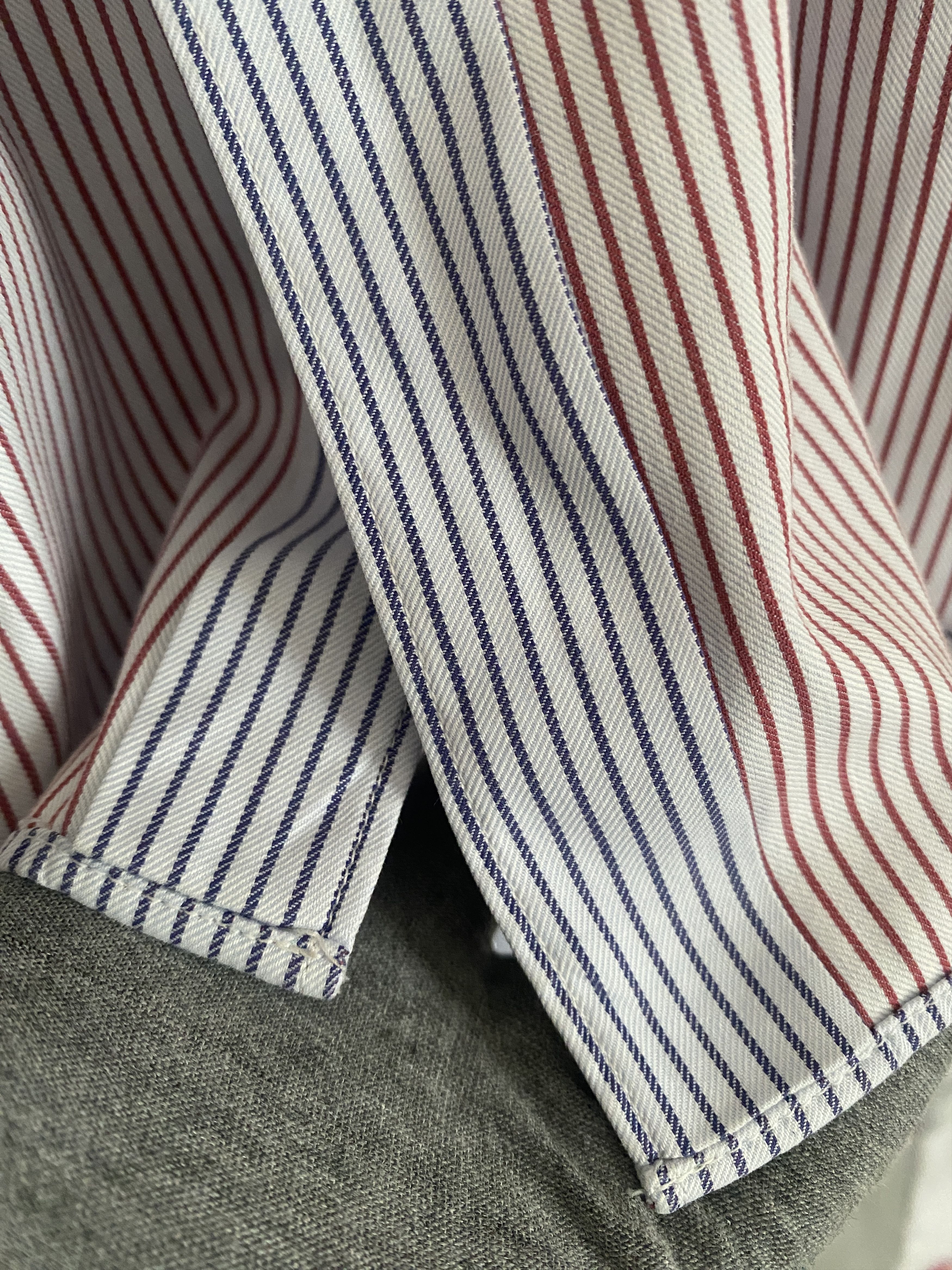 Comme des Garcons Homme Vintage CDG Homme Red Blue Stripe Size US M / EU 48-50 / 2 - 8 Thumbnail