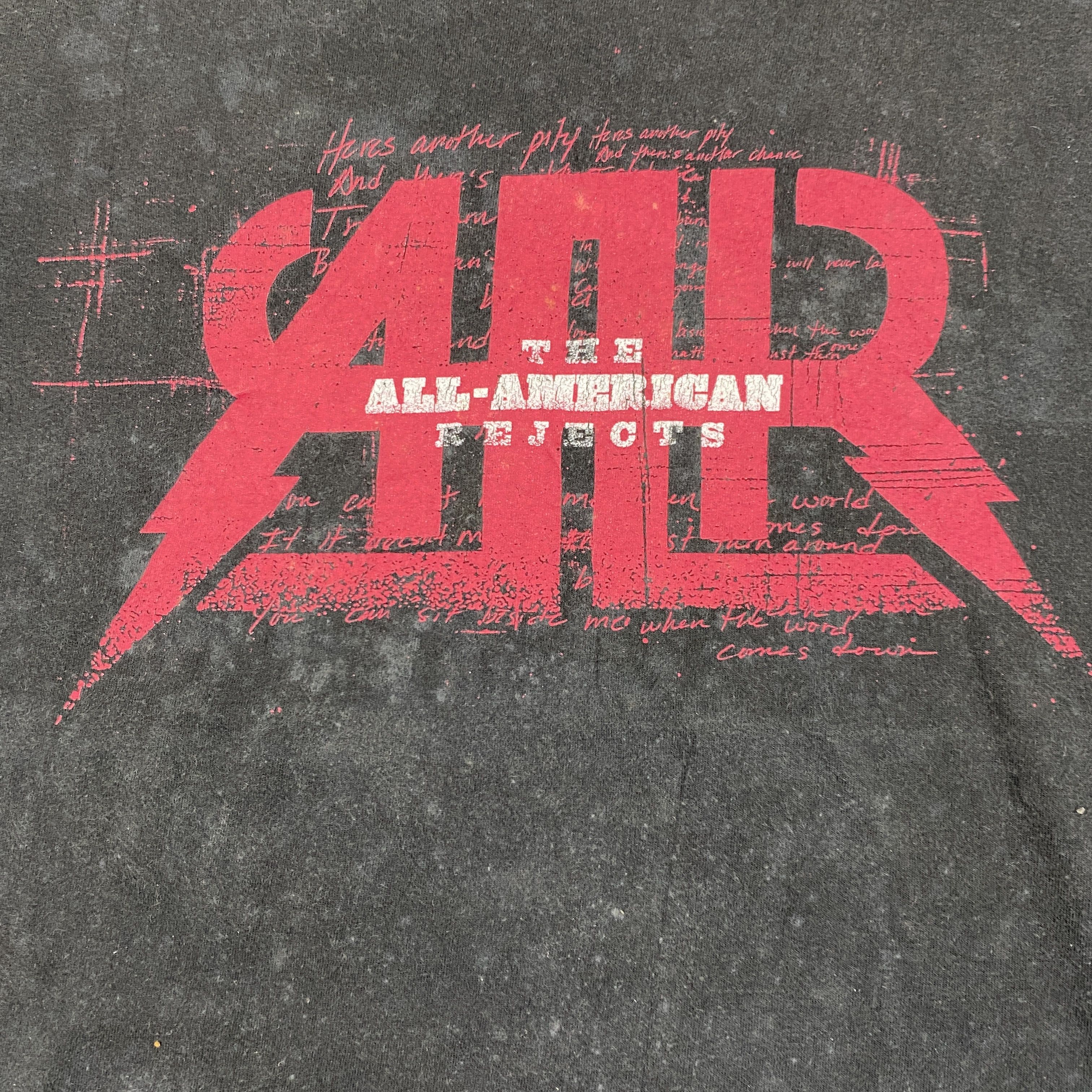 Band Tees Vintage The All American Reject Tour T-shirt -D029 Size US M / EU 48-50 / 2 - 2 Thumbnail