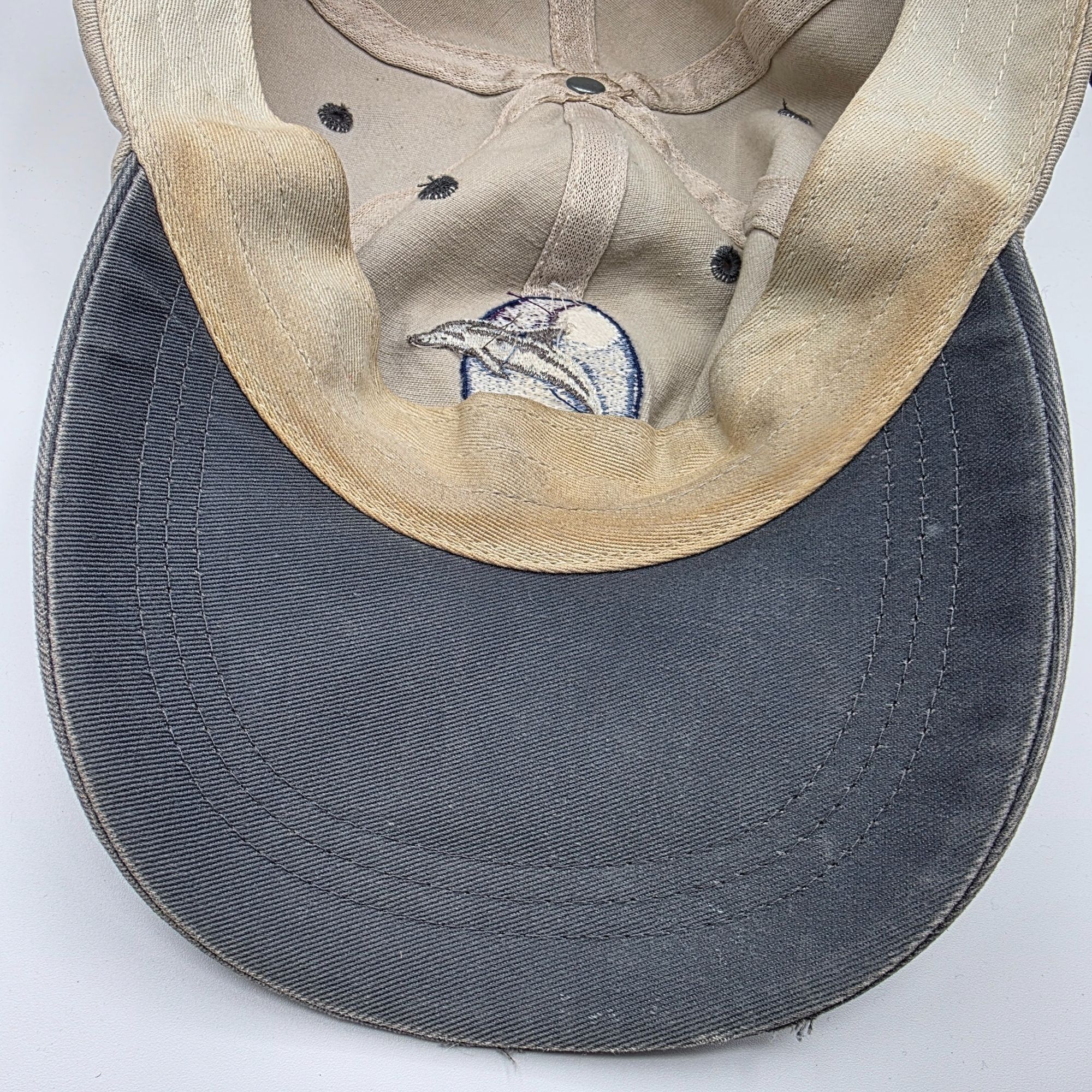 Other Ouray Sportswear Dolphin Lanai Hat Adjustable Tan Gray Cotto Size ONE SIZE - 8 Thumbnail
