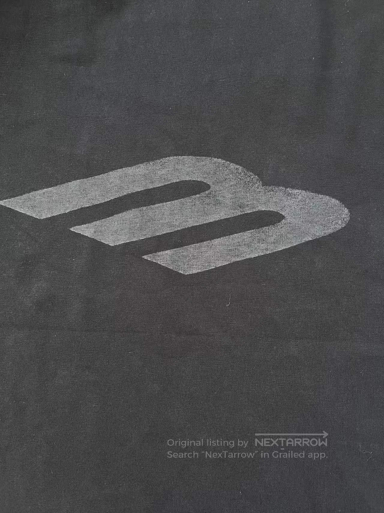 Balenciaga Balenciaga Faded Logo Print Short Sleeve T-shirt. Size US XS / EU 42 / 0 - 3 Thumbnail