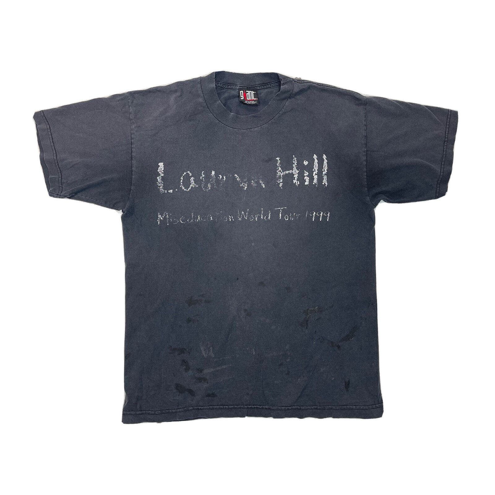 Vtg Distressed Lauryn Hill Miseducation World Tour T-Shirt