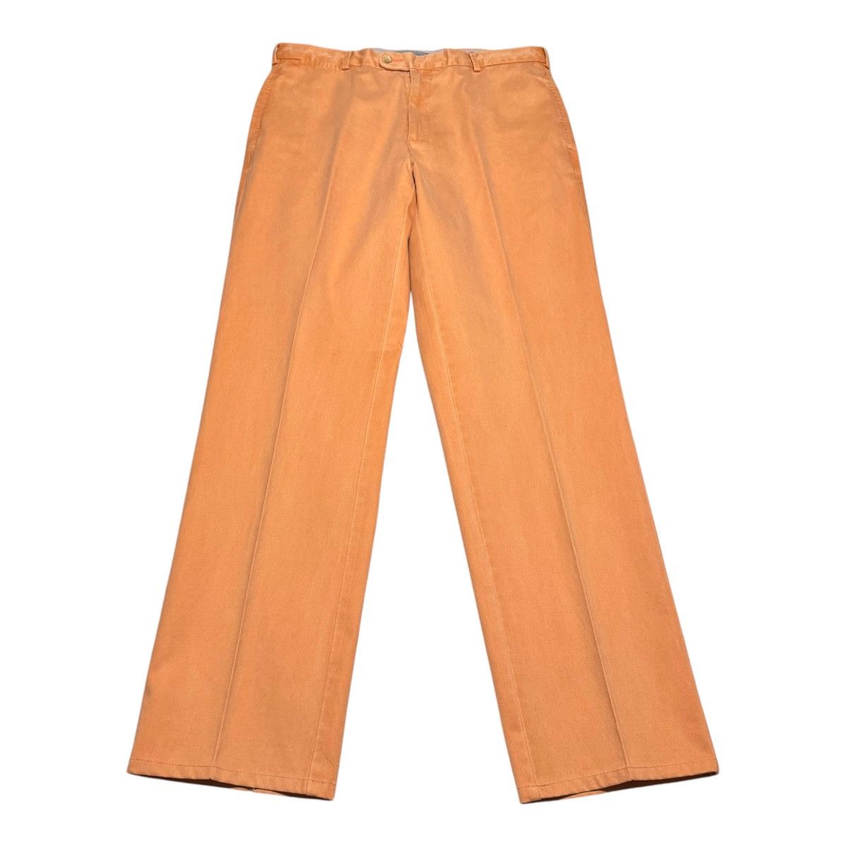 Peter Millar Peter Millar Straight Leg Pleated Pants 34x32.25 Salmon Size US 34 / EU 50 - 1 Thumbnail